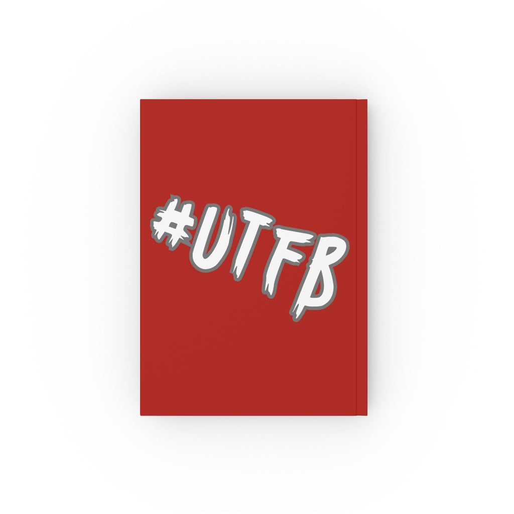 BORO Football Hardback Journal — Football Player Silhouette Notebook (blank sheets)