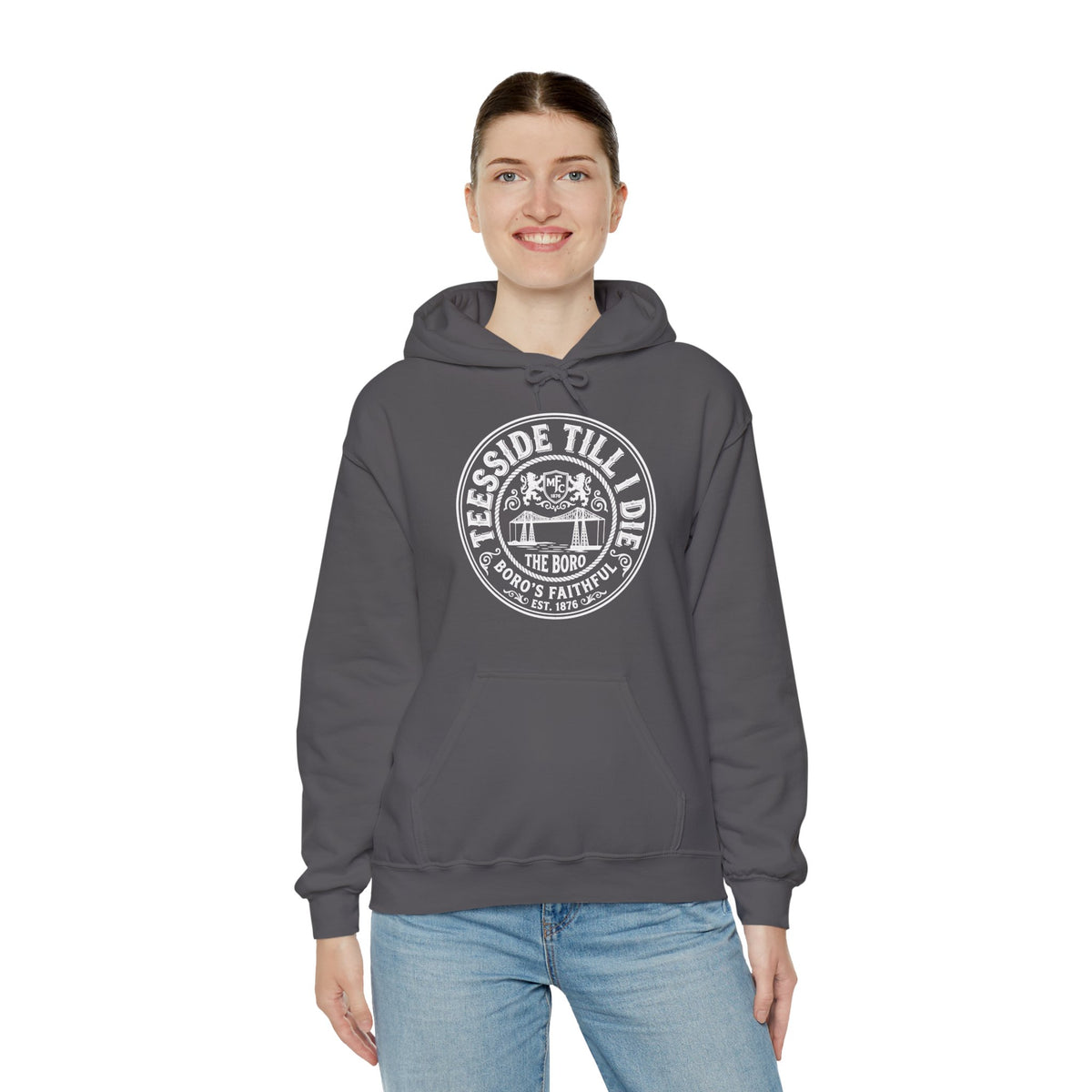Riverside Till I Die - Boro Fan Hoodie 'front print'