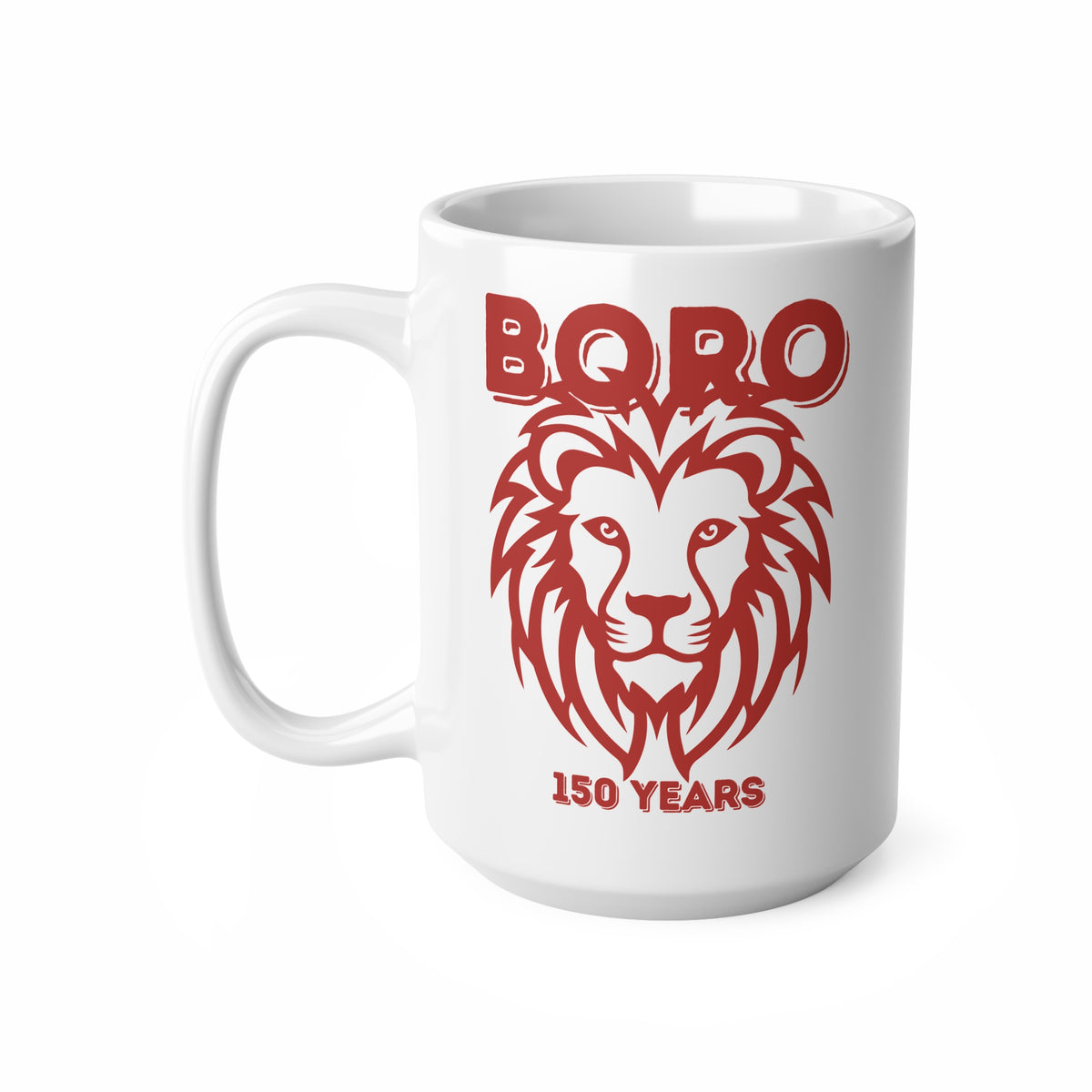Boro Lion 150 Years Ceramic Coffee Mug — 11oz & 15oz