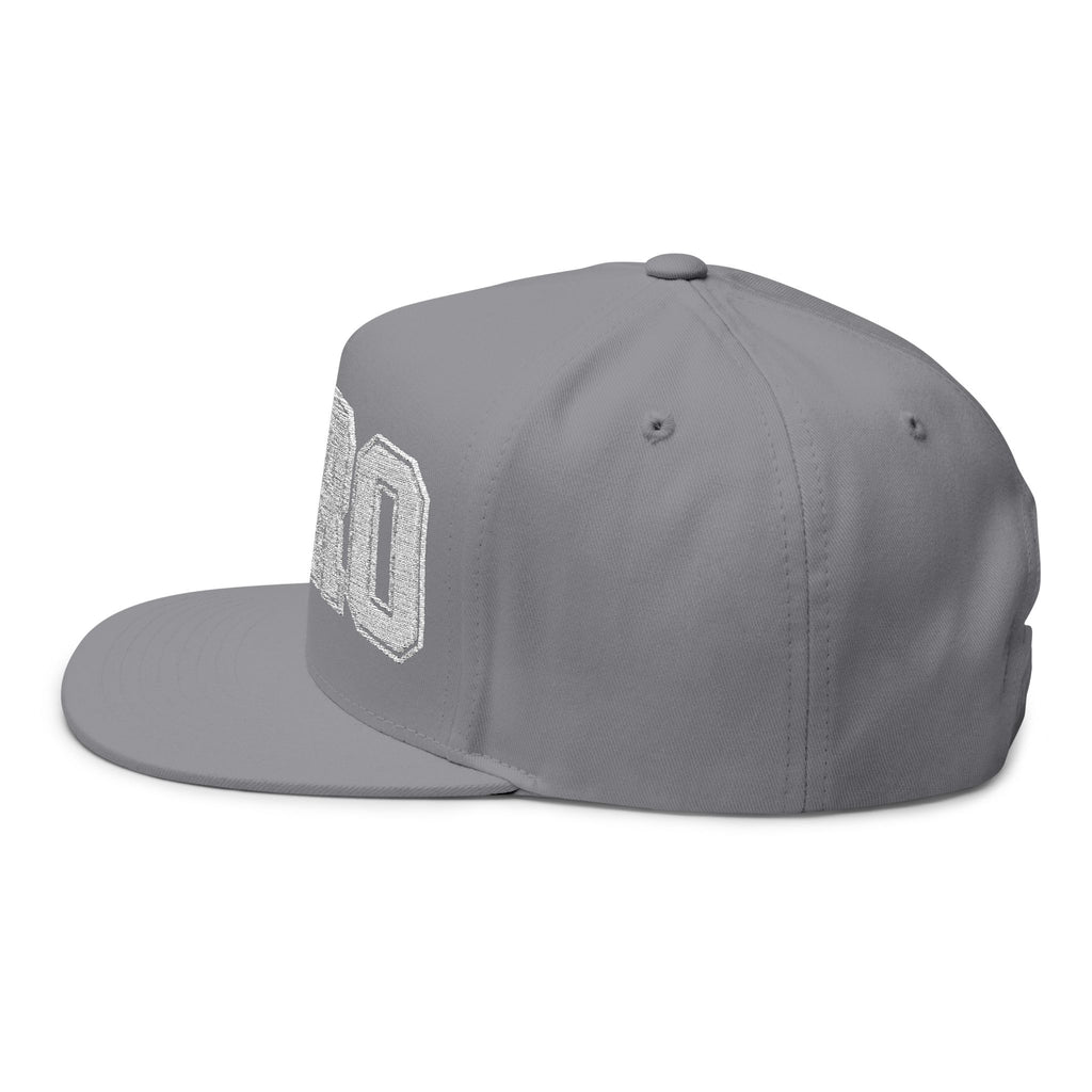 BORO Flat Bill Cap — Embroidered 'BORO' Vintage UNI Snapback Hat