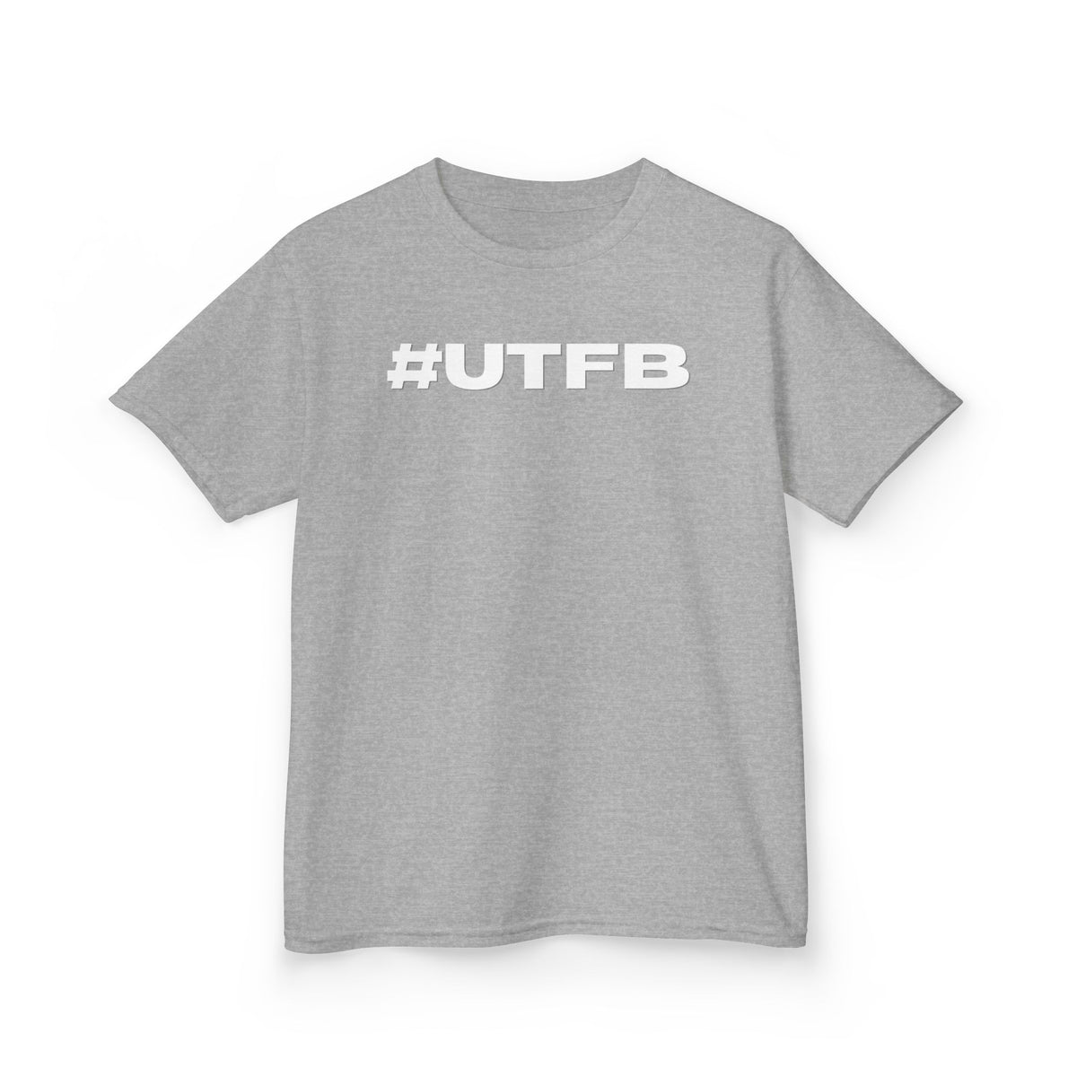 Kids BORO Tee — White #UTFB Graphic Youth T-Shirt
