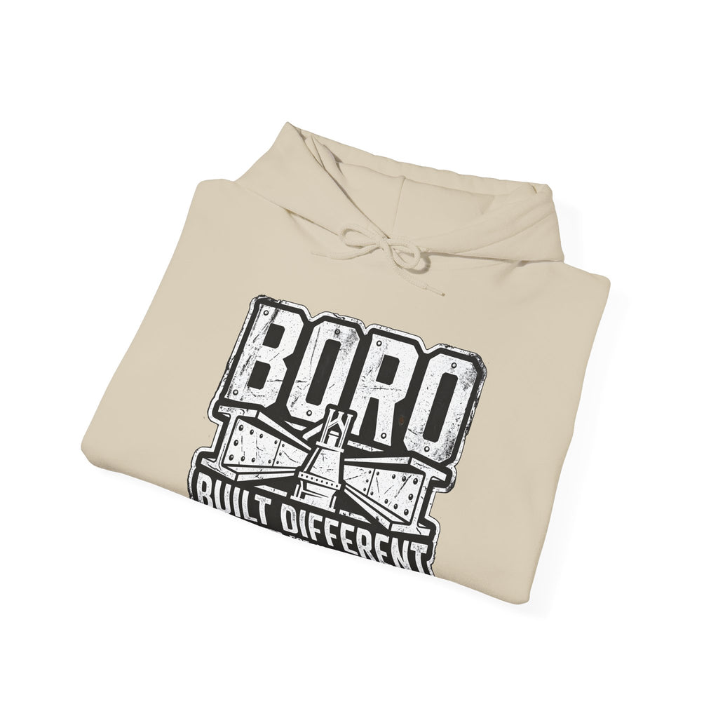 Boro Built Different Hoodie — Middlesbrough Proud Graphic Sweatshirt 'front print'