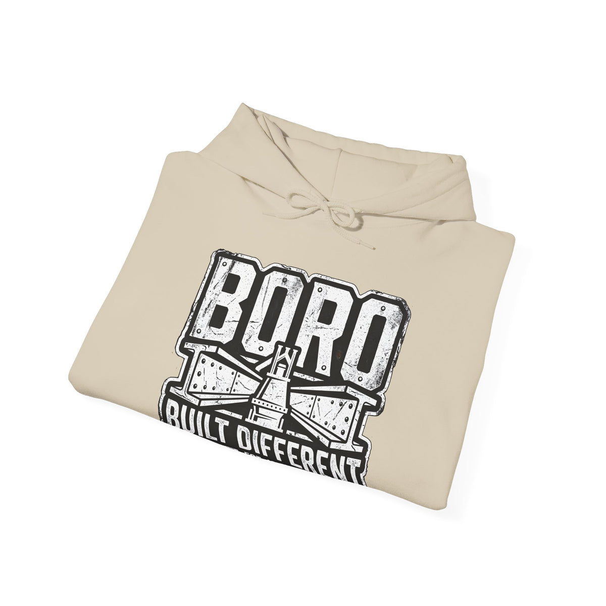 Boro Built Different Hoodie — Middlesbrough Proud Graphic Sweatshirt 'front print'
