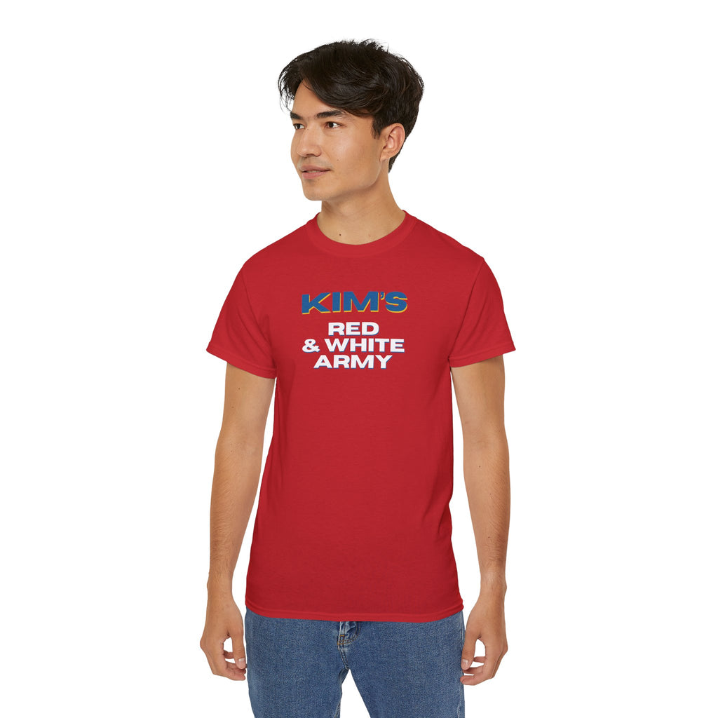 Kim’s Red & White Army T-Shirt