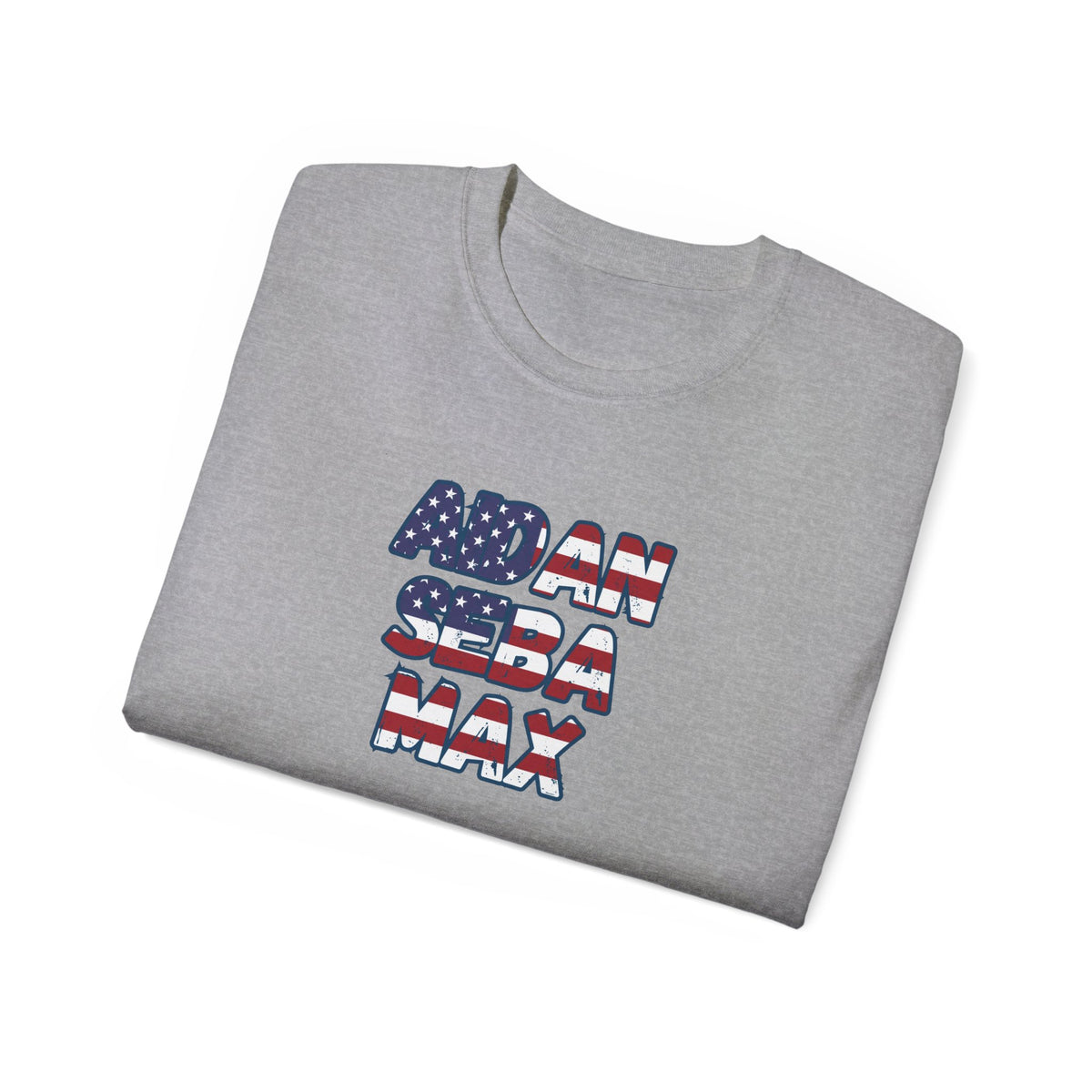BORO's Midfield Trio Tee — AIDAN SEBA MAX USA  Graphic T‑Shirt