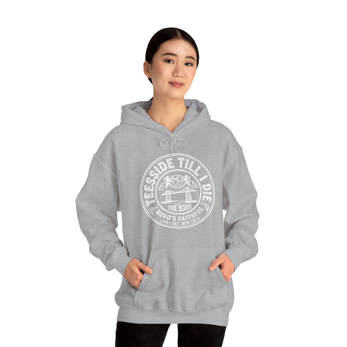 Riverside Till I Die - Boro Fan Hoodie 'front print'