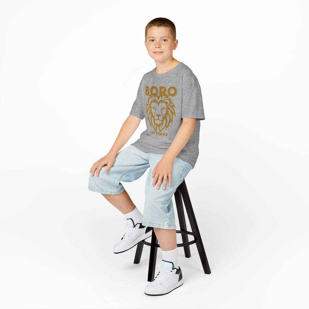 Kids Lion Graphic Tee — "Boro 150 Years" Anniversary Shirt