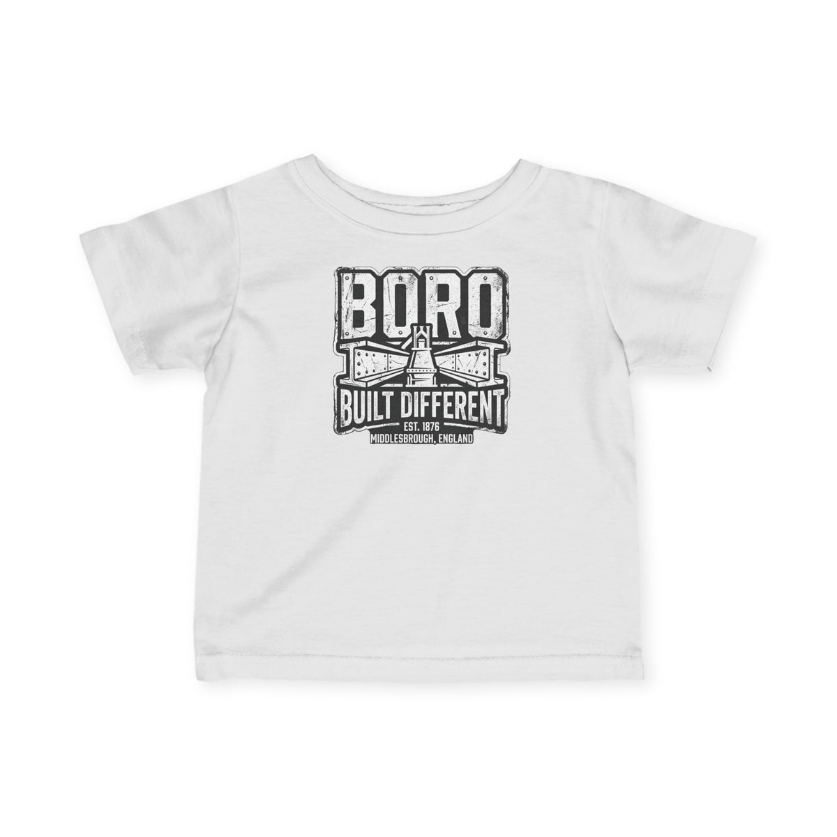 Infant Tee - Boro Built Different — 'BORO Built Different' Graphic T-Shirt