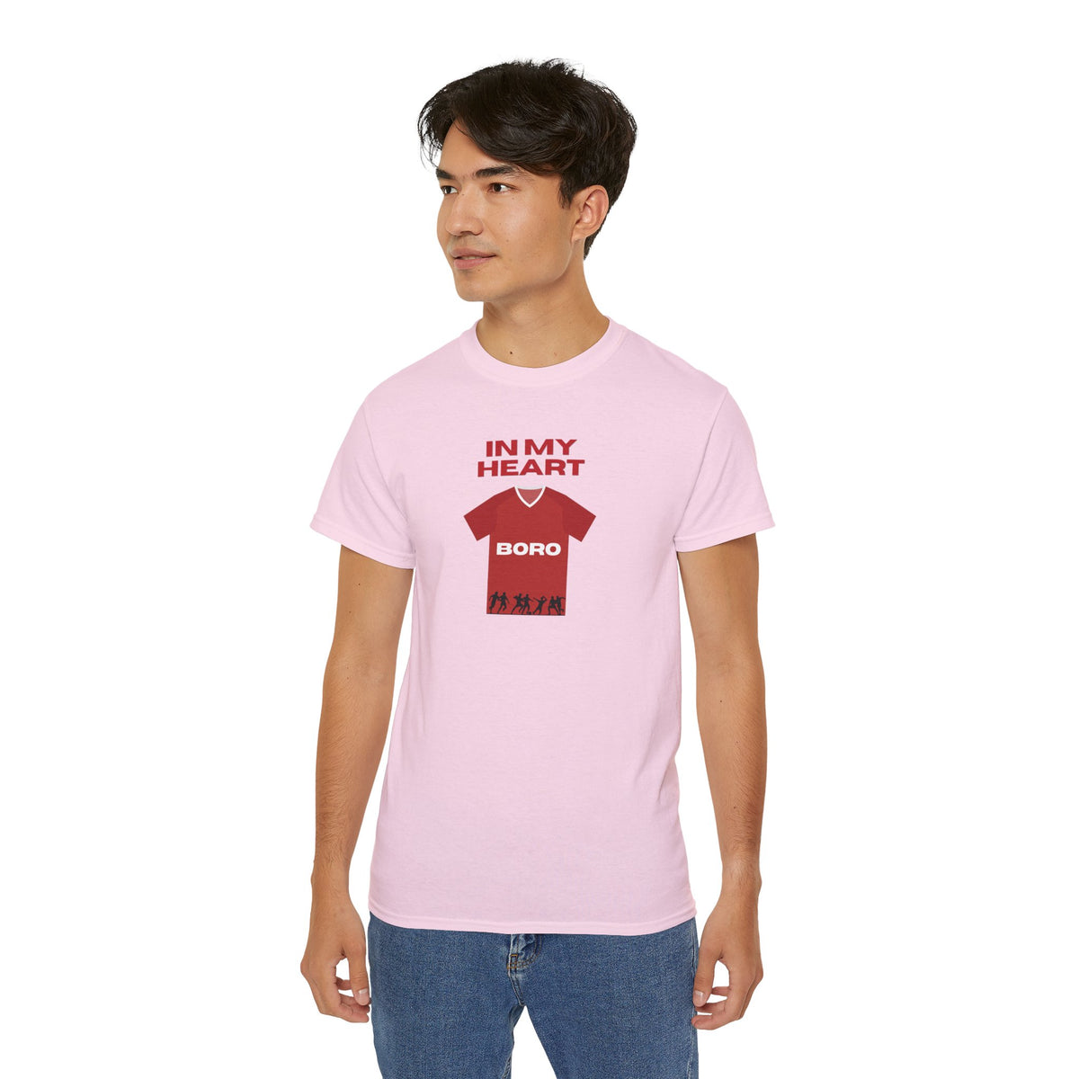 In My Heart Boro Football Tee — Fan Shirt