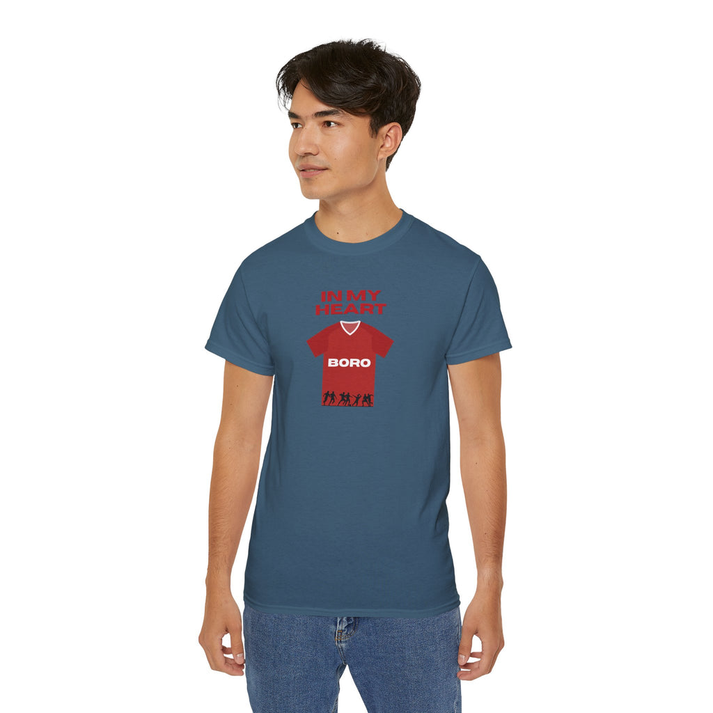 In My Heart Boro Football Tee — Fan Shirt