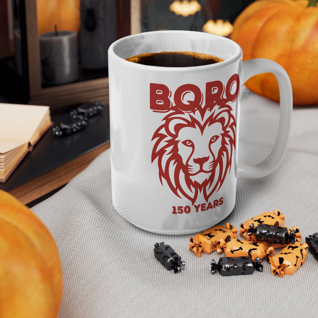 Boro Lion 150 Years Ceramic Coffee Mug — 11oz & 15oz