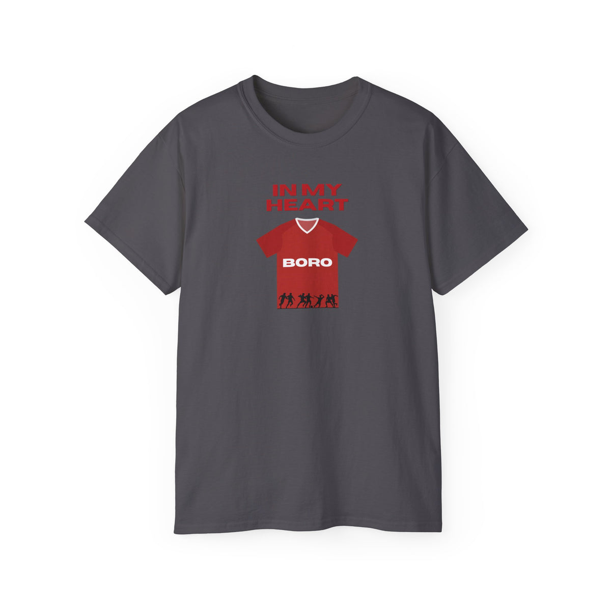 In My Heart Boro Football Tee — Fan Shirt