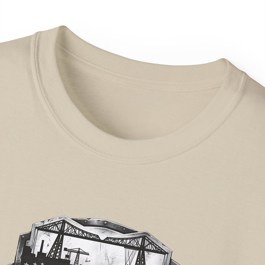 Forged in Teesside Graphic Tee, Industrial England T‑Shirt, Teesside Built The World, British Steel