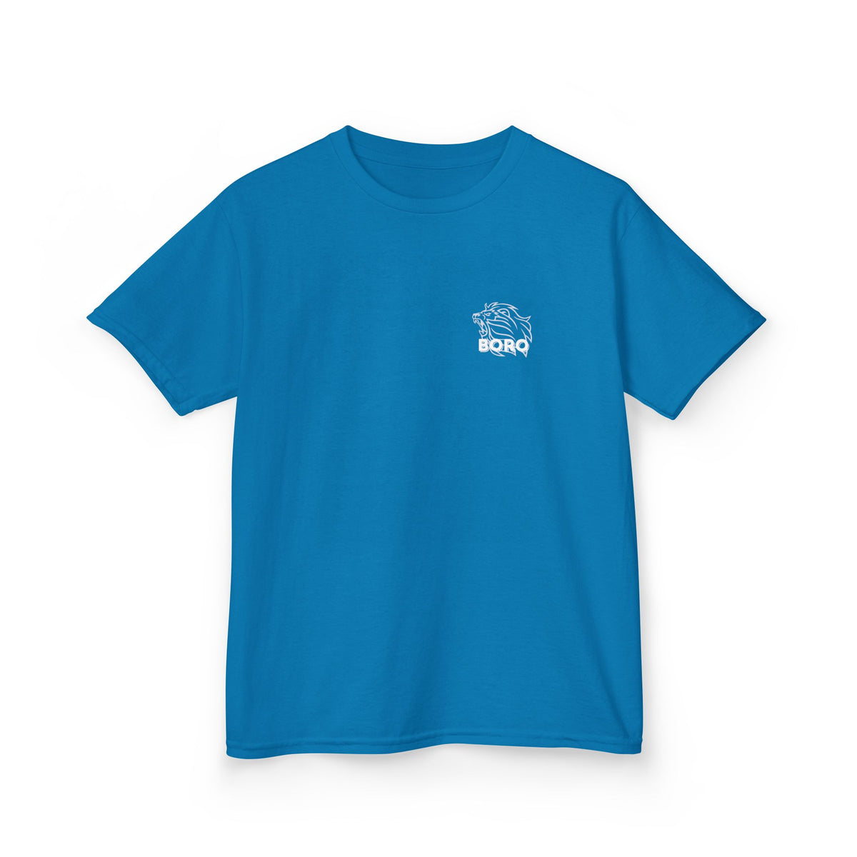 BORO Kids Tee — Cute Red ‘BORO’ Lion Chest Graphic