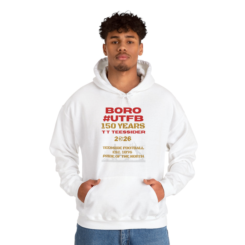 BORO 150 Years 2026 Hoodie 'front print' only.