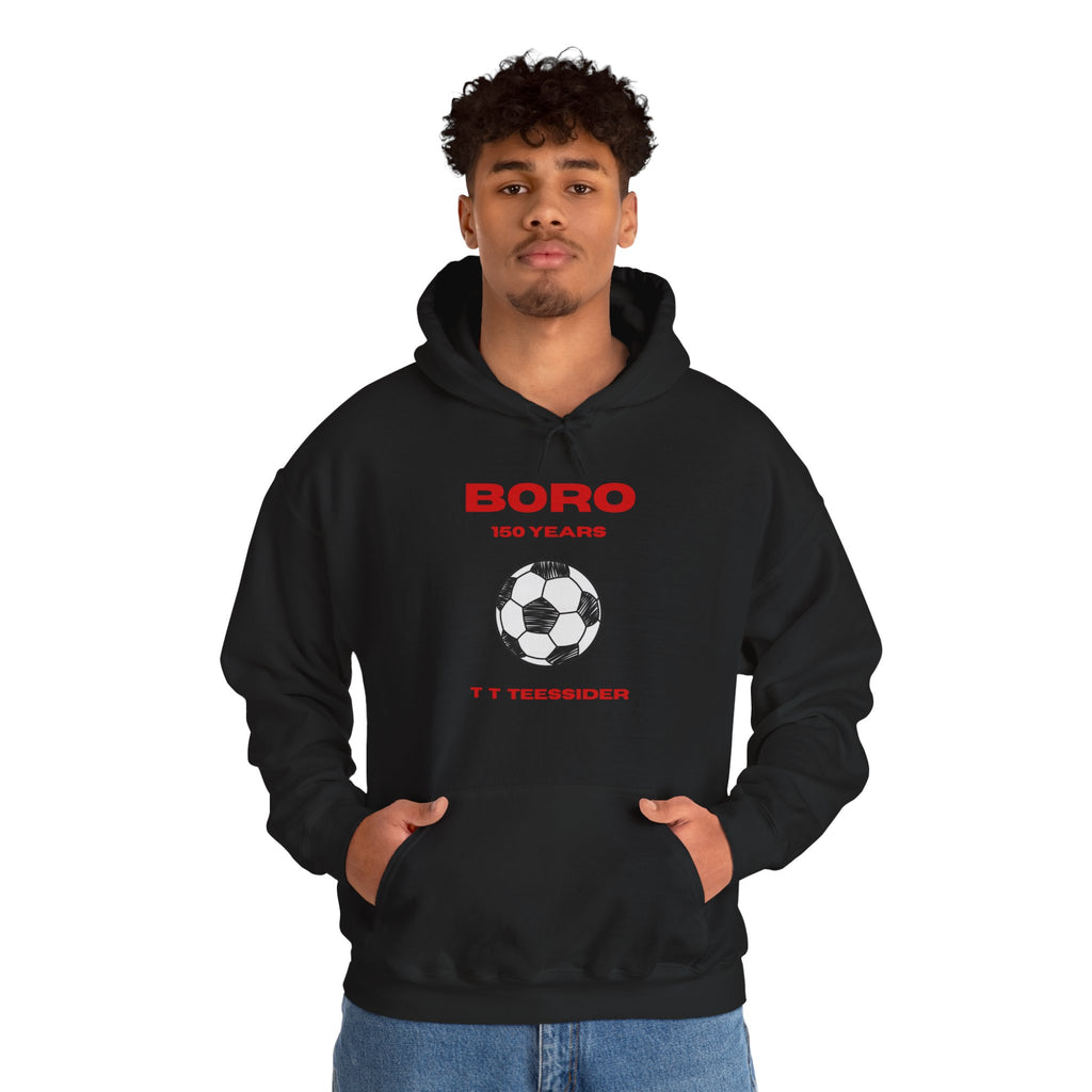 BORO 150 Years Football Hoodie 'front print' only.