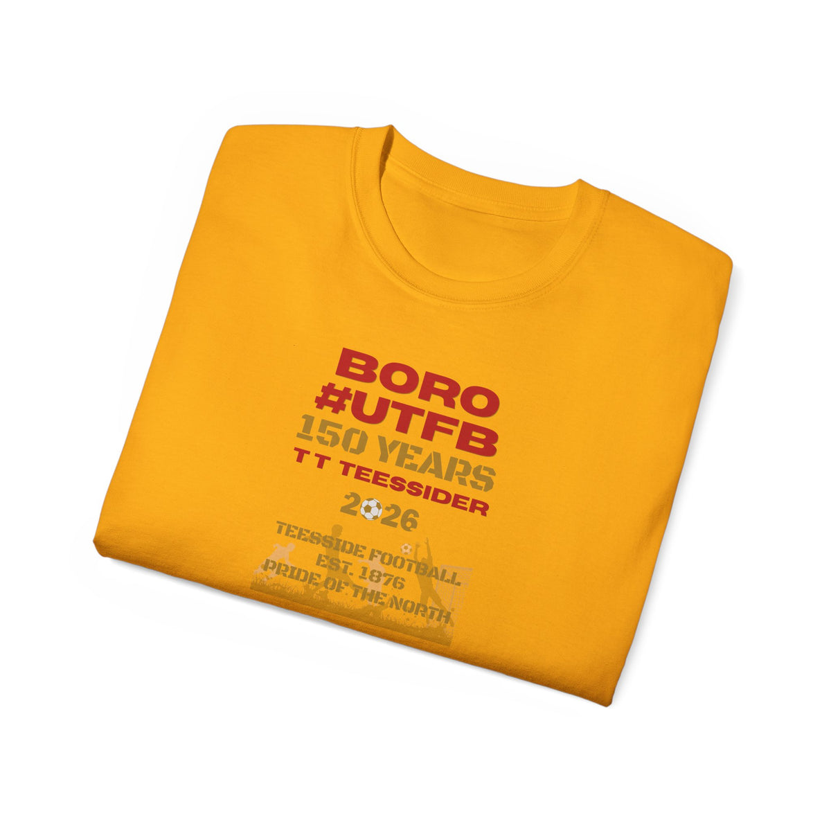 Boro #UTFB 150 Years Tee — Middlesbrough Football Anniversary Shirt