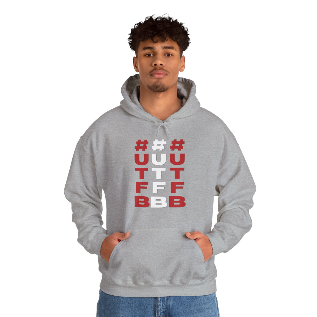 #UTFB 3x Verticle Hoodie 'front print' only.