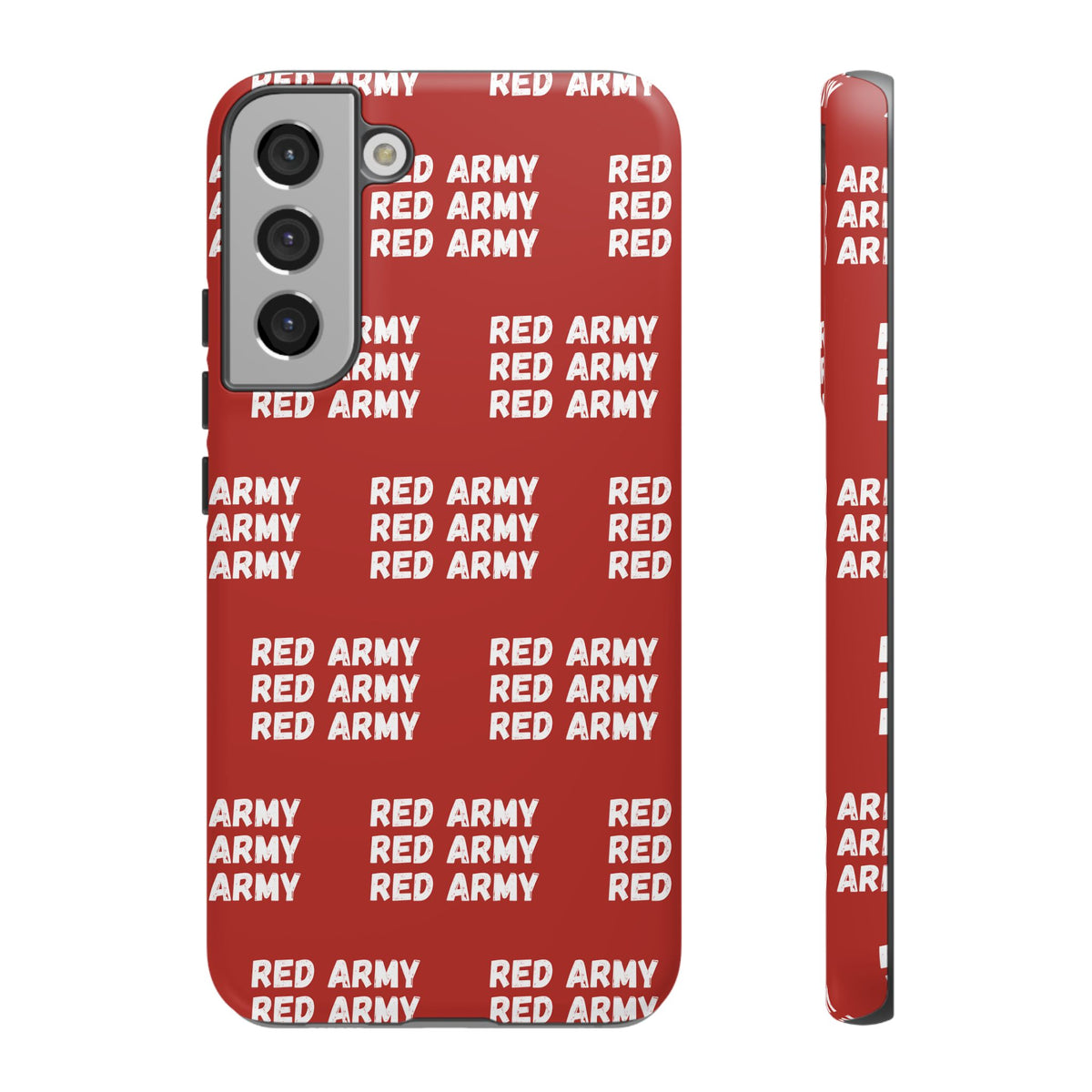 "RED ARMY RED ARMY RED ARMY" Phone Case — Red Pattern Tough Case