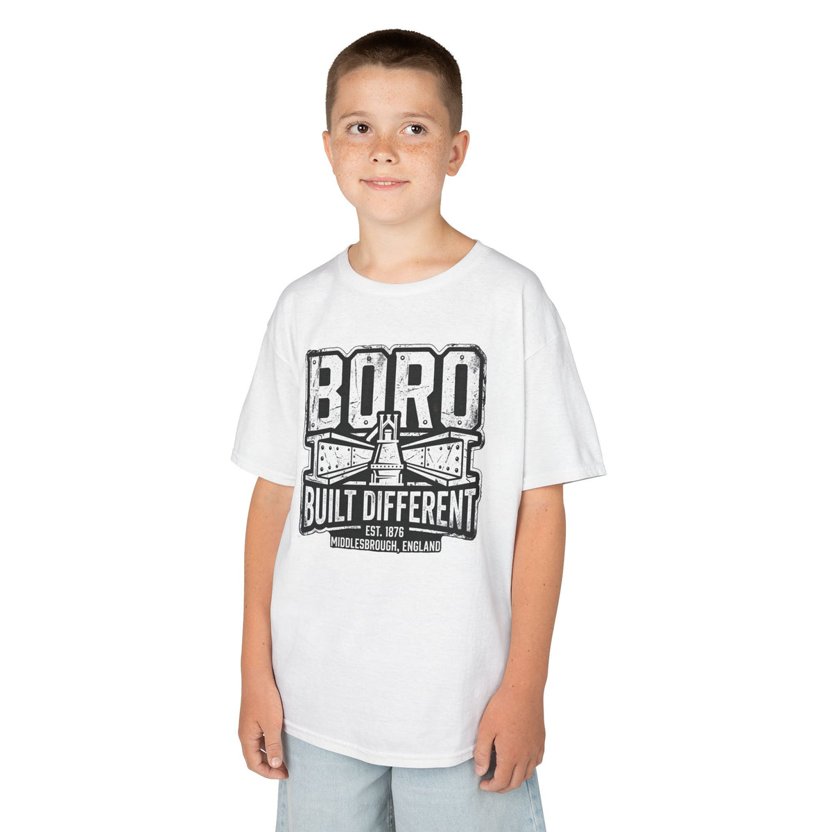 Kids Tee — Boro Built Different Tee — 'BORO Built Different' Graphic T-Shirt