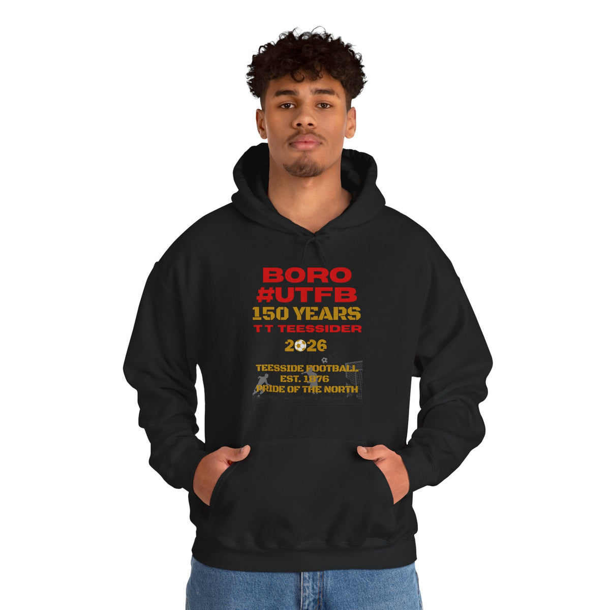 BORO 150 Years 2026 Hoodie 'front print' only.