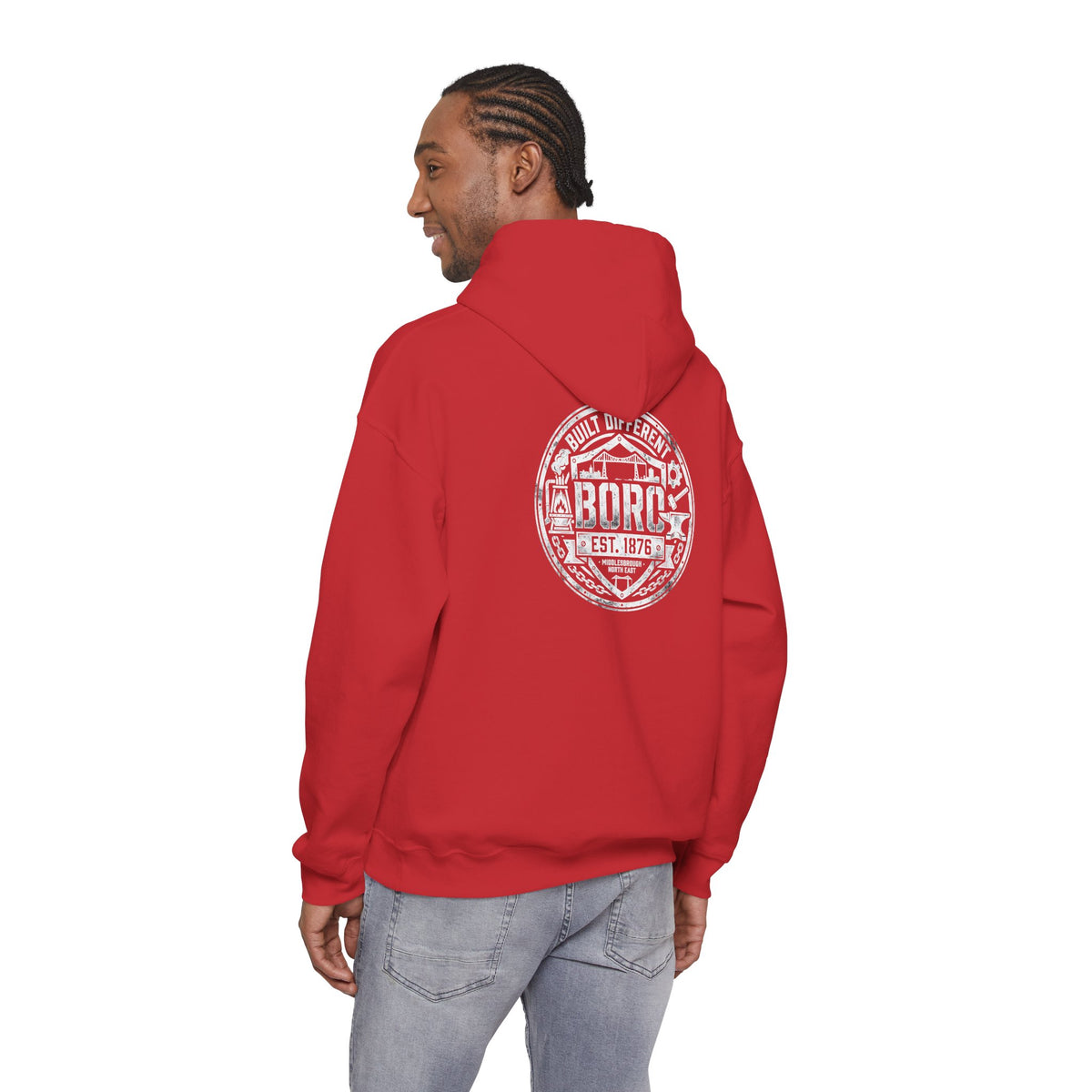BORO - Built Different - Teesside Pride Sweatshirt 'back print'