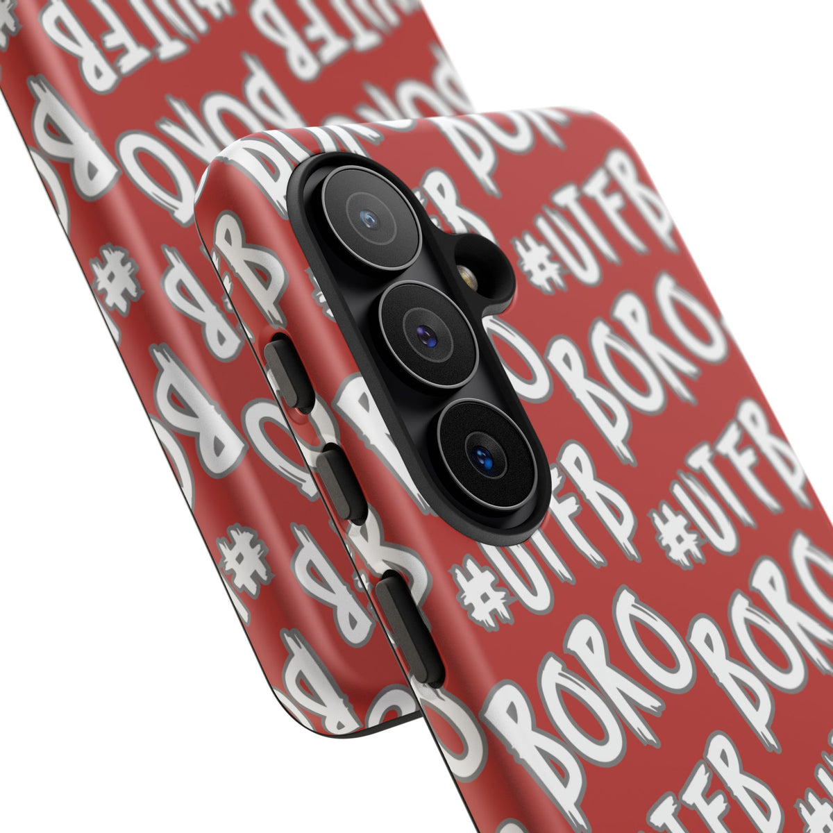 Phone Case — Red #UTFB BORO Pattern Protective Case