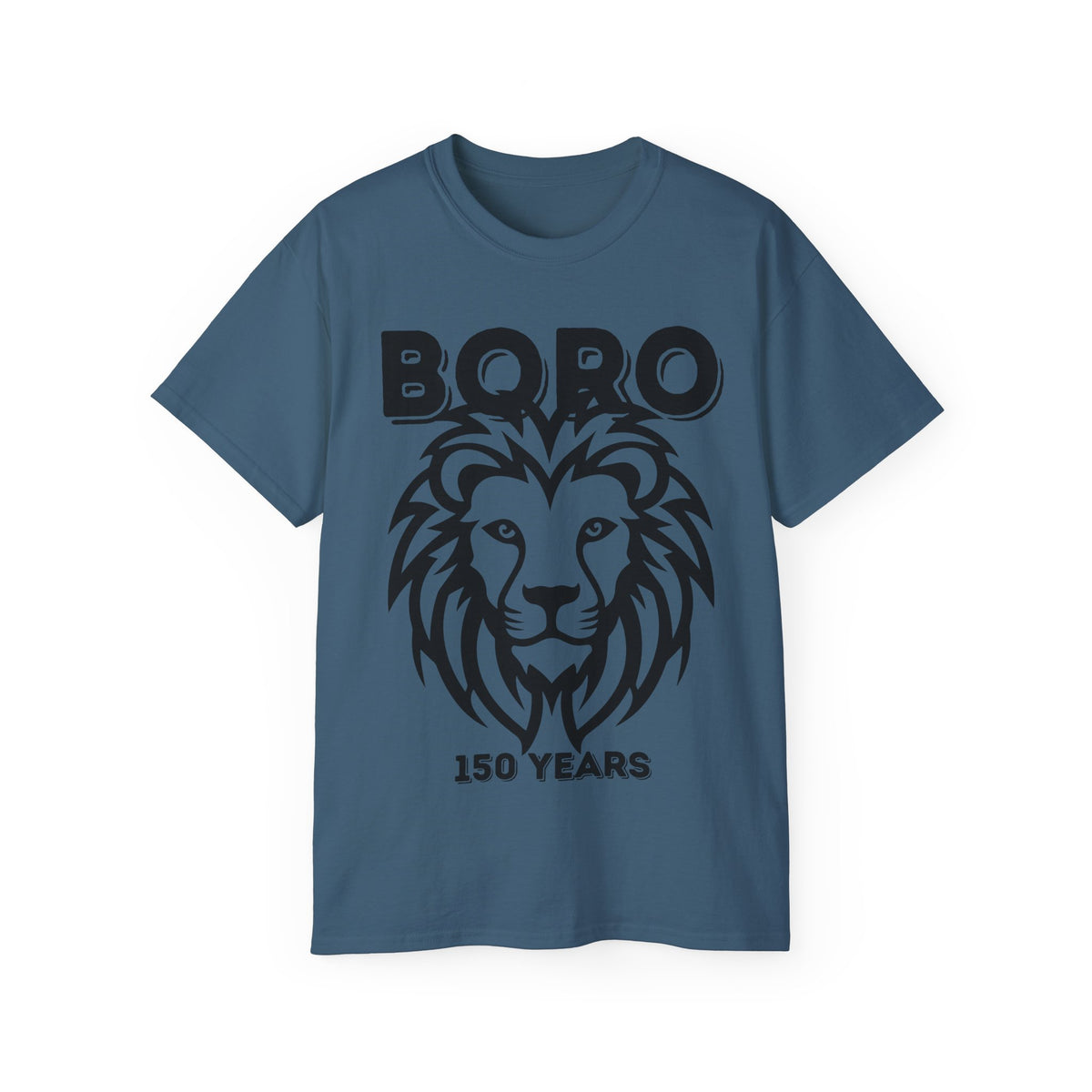 LARGE Black/Red Lion Mascot Tee – BORO 150 Years Commemorative T-Shirt