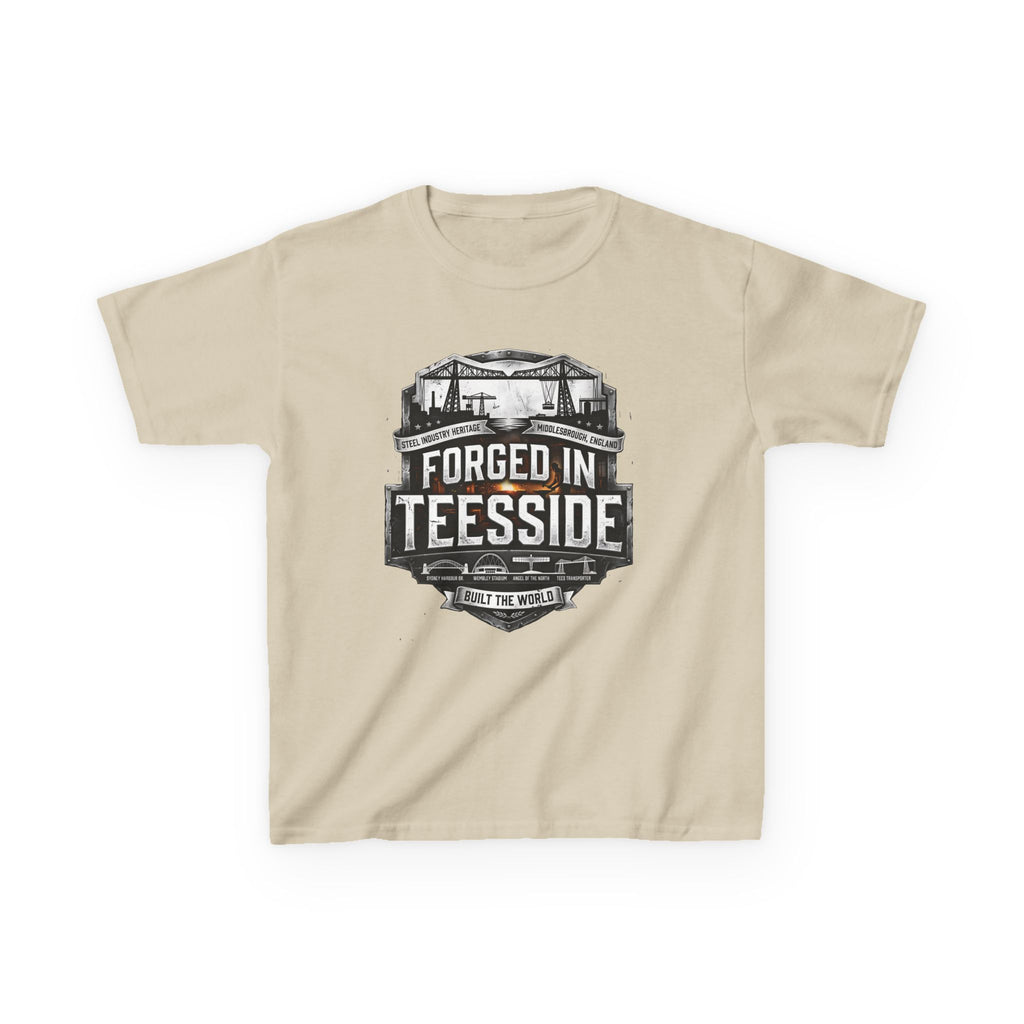 Kids Tee — "Forged in Teesside" BORO Industrial Shirt