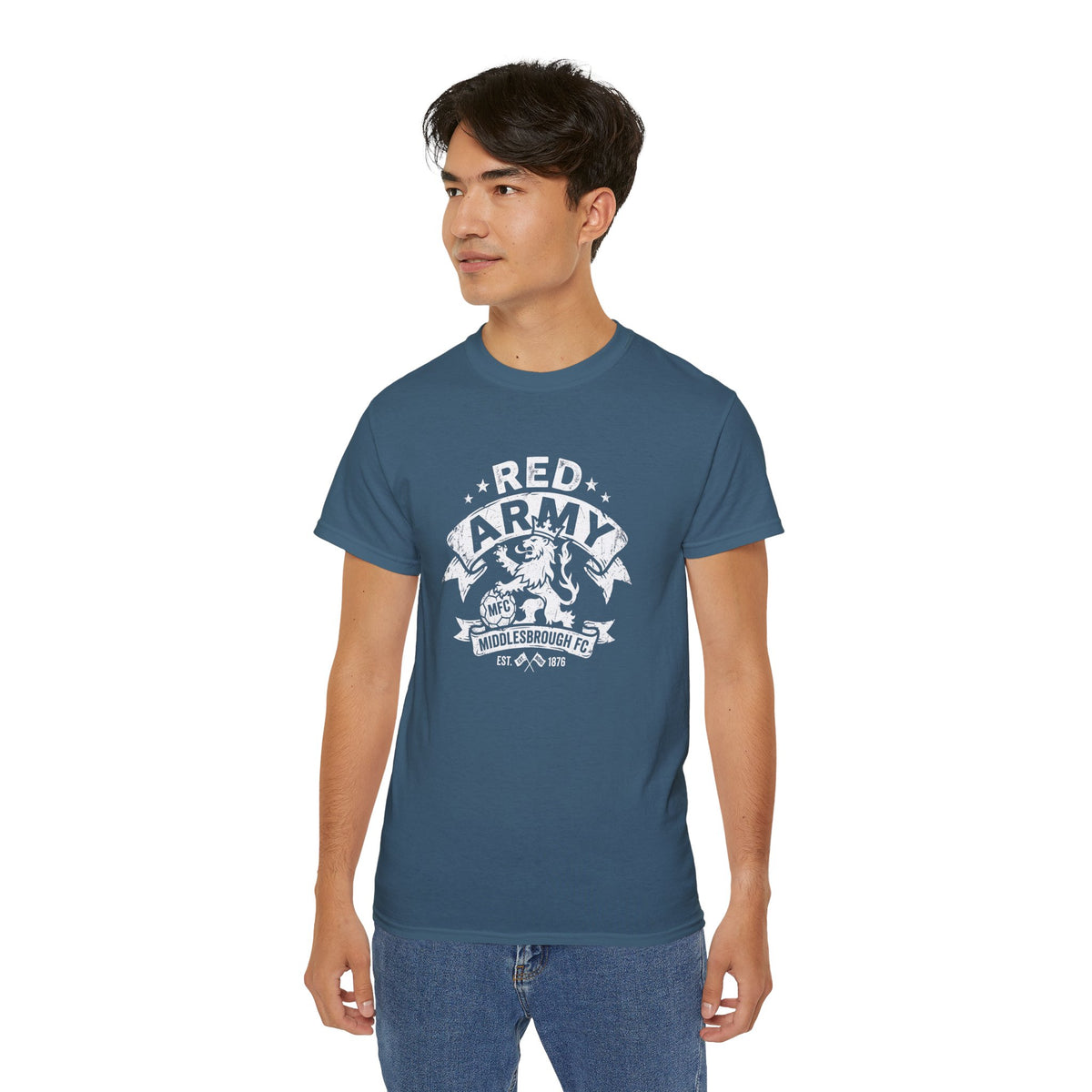 Red Army Middlesbrough FC Lion Shirt — BORO Fan Tee
