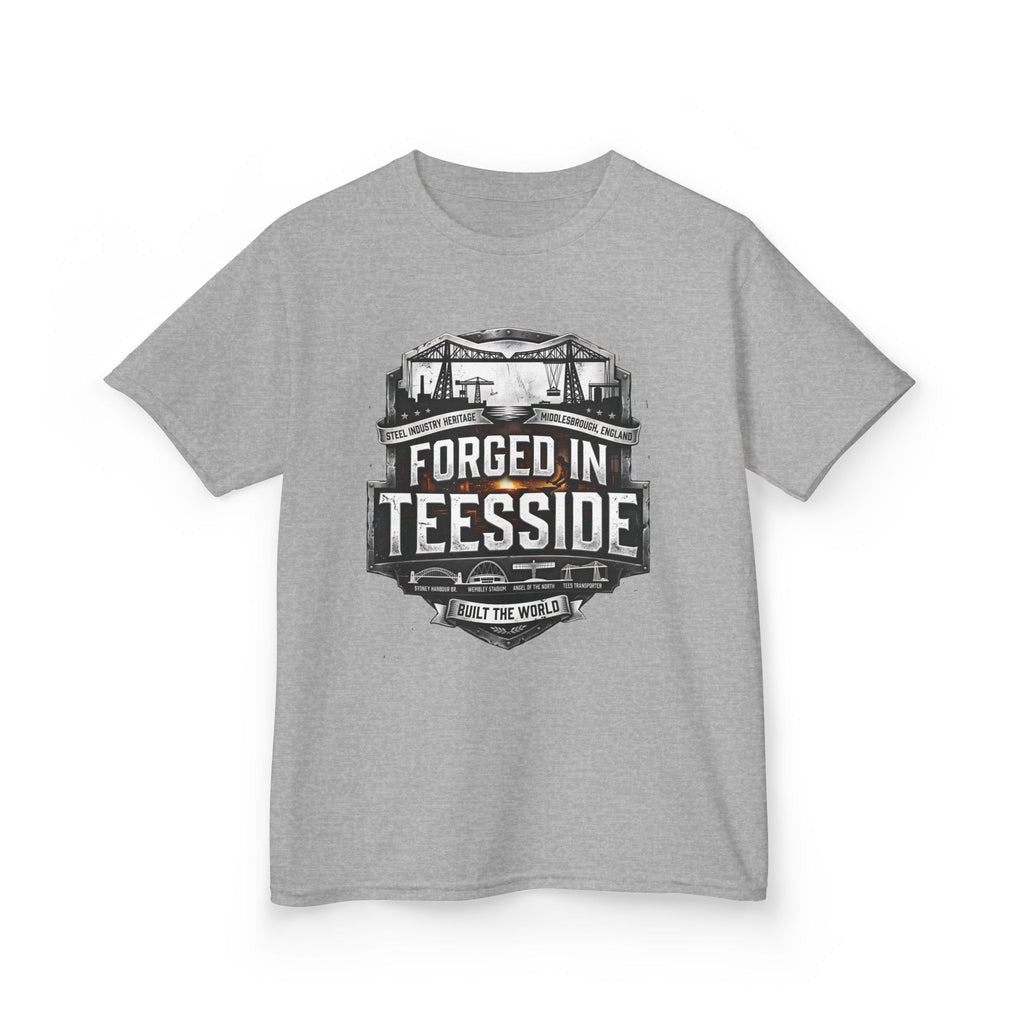 Kids Tee — "Forged in Teesside" BORO Industrial Shirt