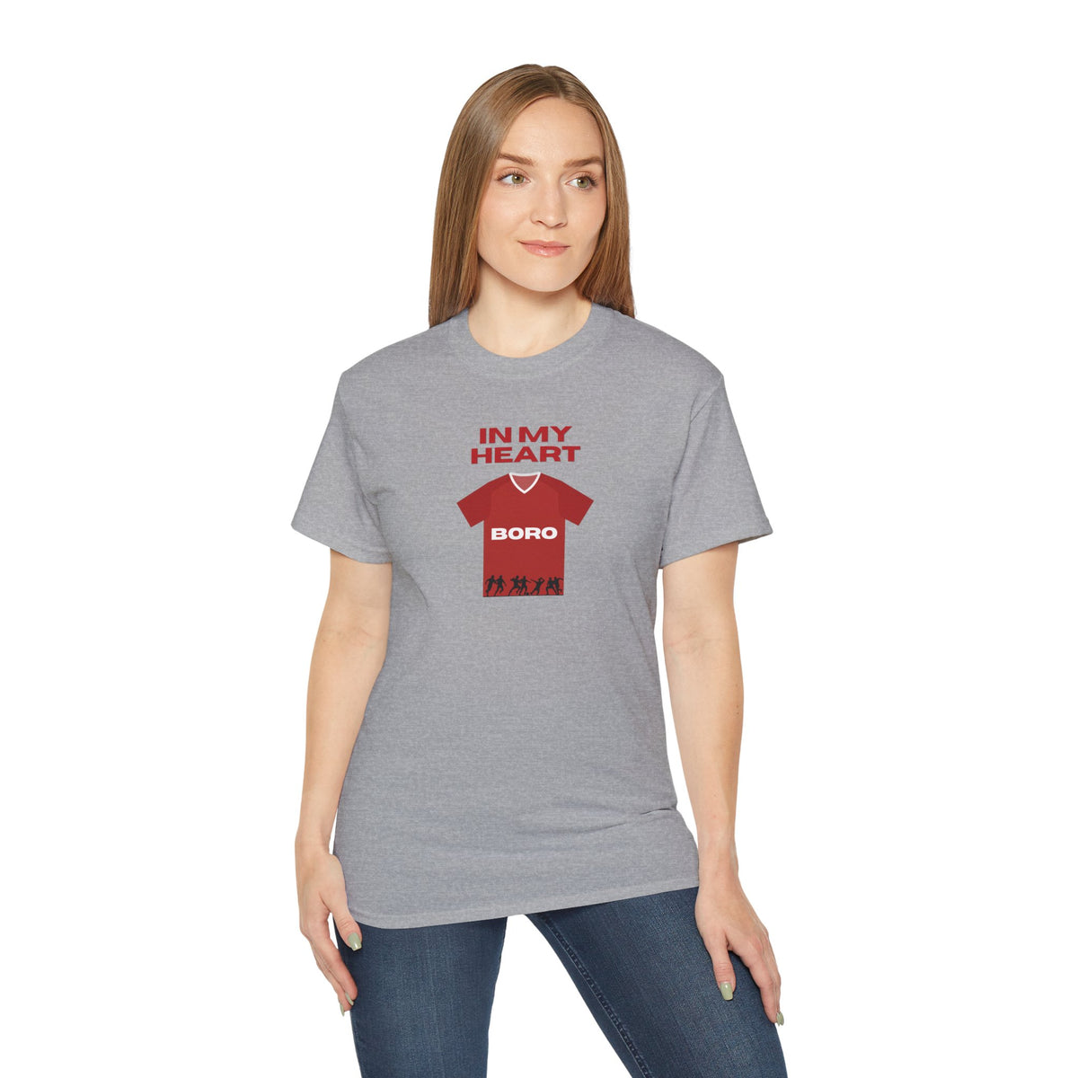 In My Heart Boro Football Tee — Fan Shirt