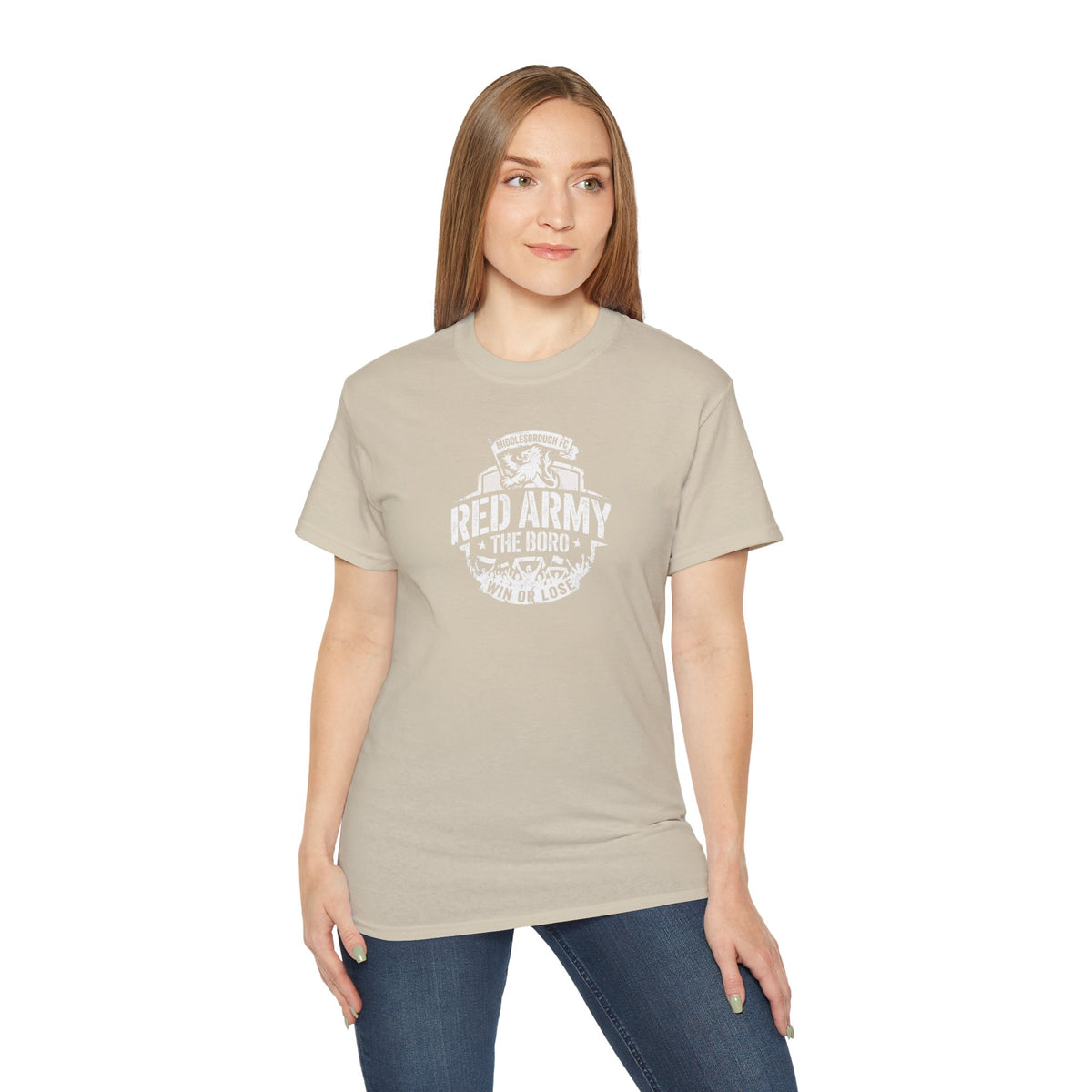 Red Army The Boro "Win or Lose" T-Shirt — Middlesbroughfc Football Fan Tee