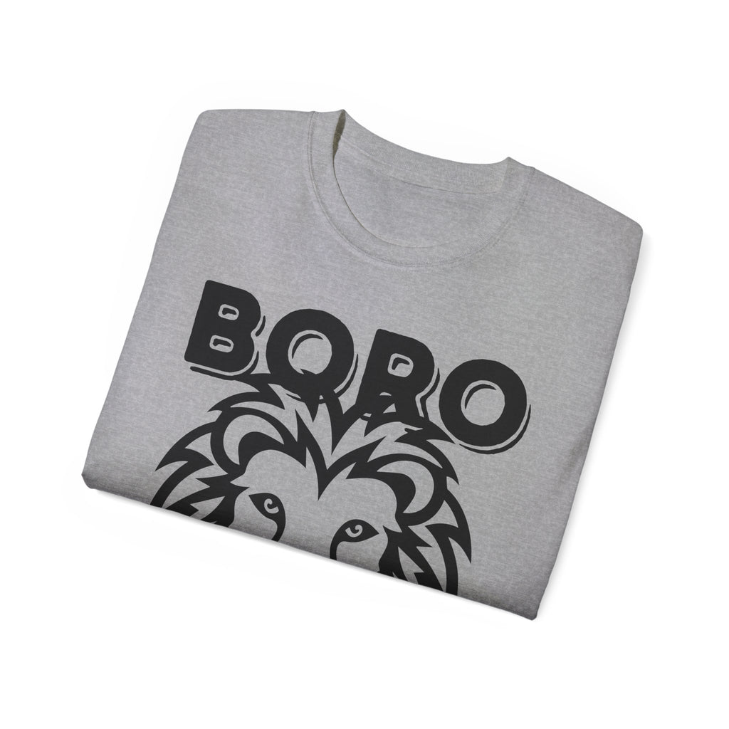 LARGE Black/Red Lion Mascot Tee – BORO 150 Years Commemorative T-Shirt