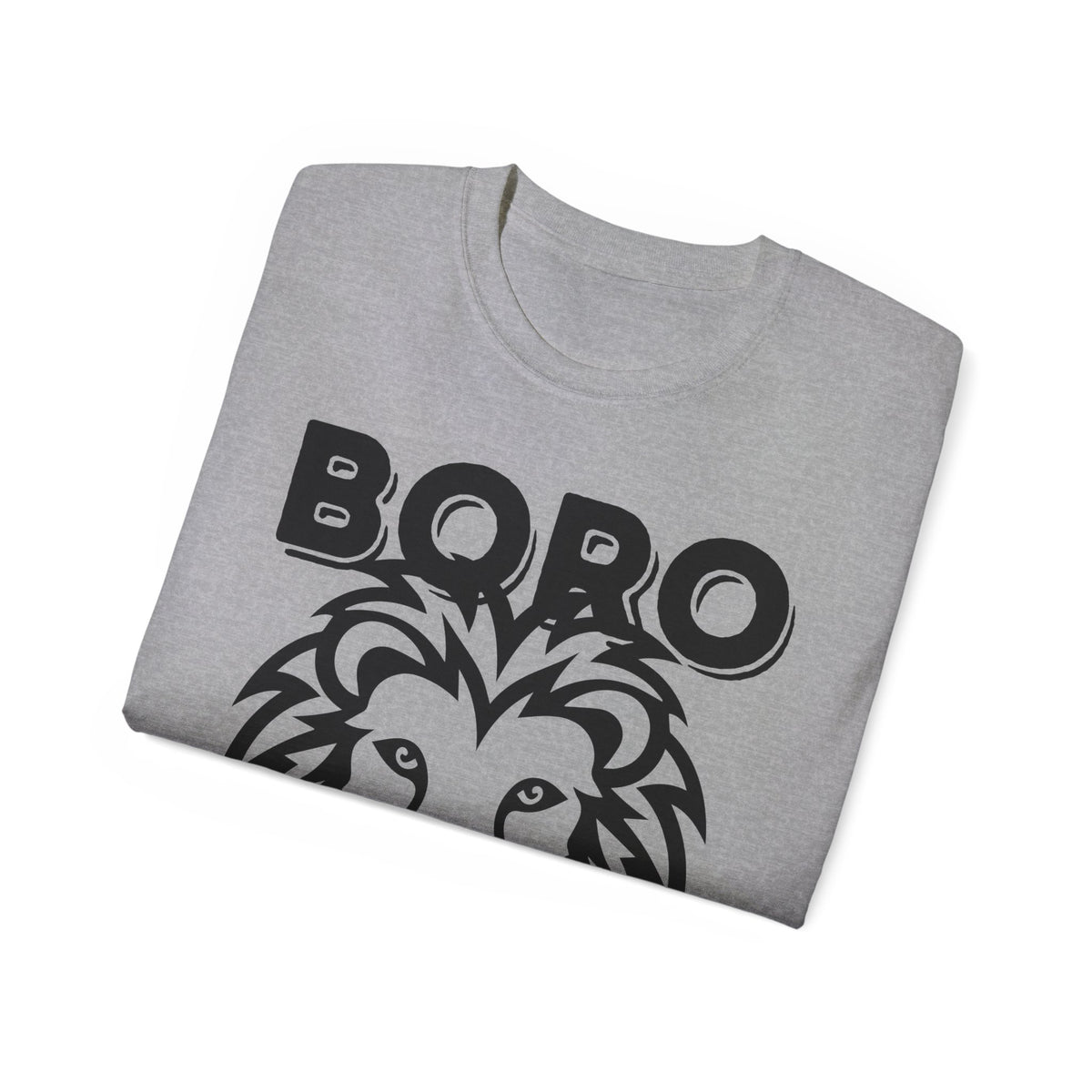 LARGE Black/Red Lion Mascot Tee – BORO 150 Years Commemorative T-Shirt