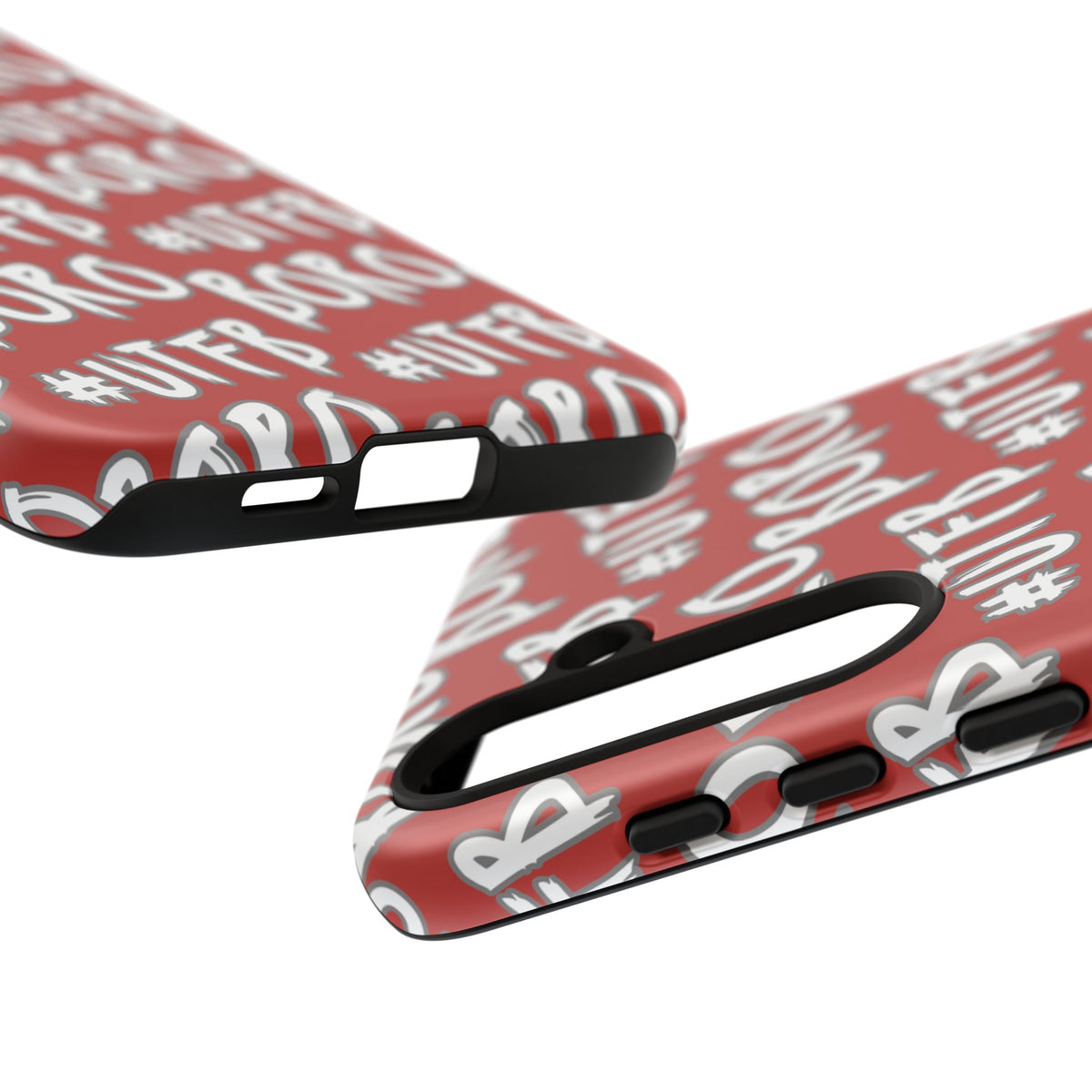 Phone Case — Red #UTFB BORO Pattern Protective Case