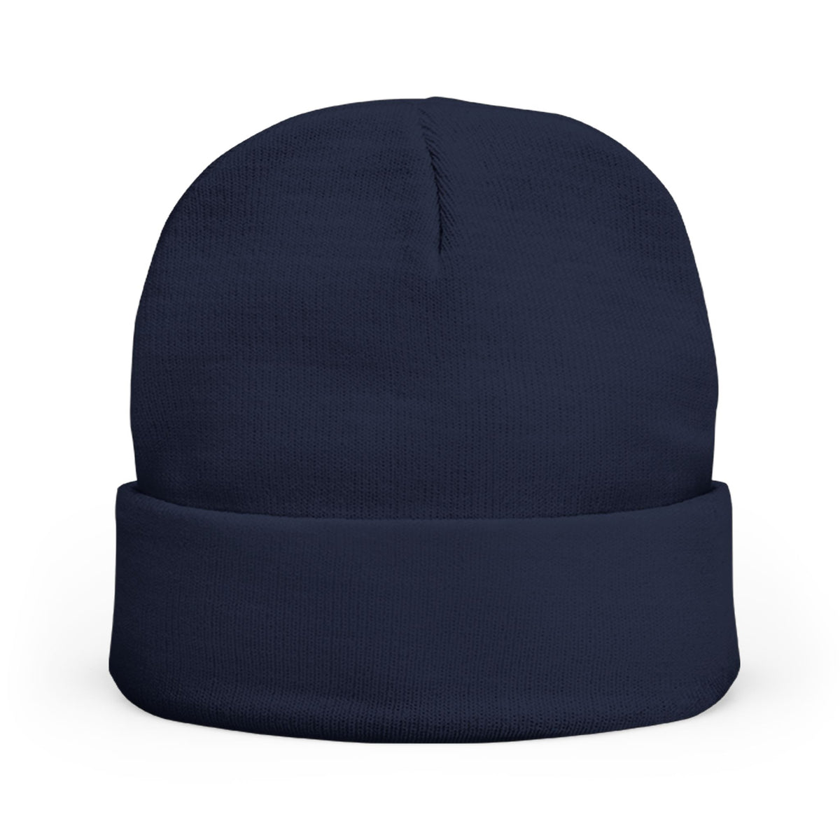 BORO Embroidered Knit Beanie — Vintage College Cuffed Winter Hat