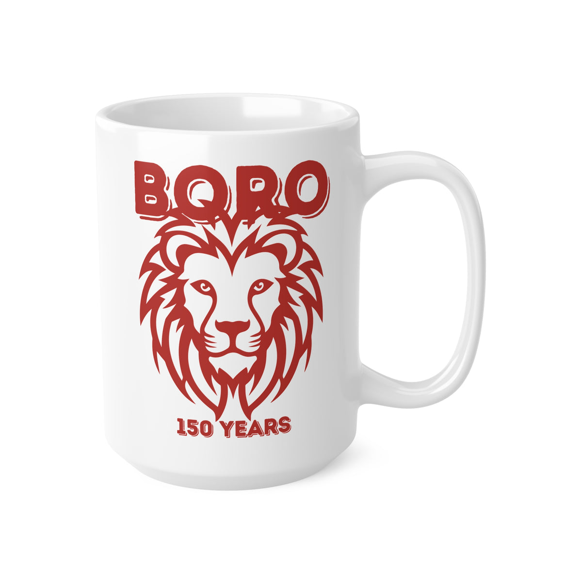 Boro Lion 150 Years Ceramic Coffee Mug — 11oz & 15oz