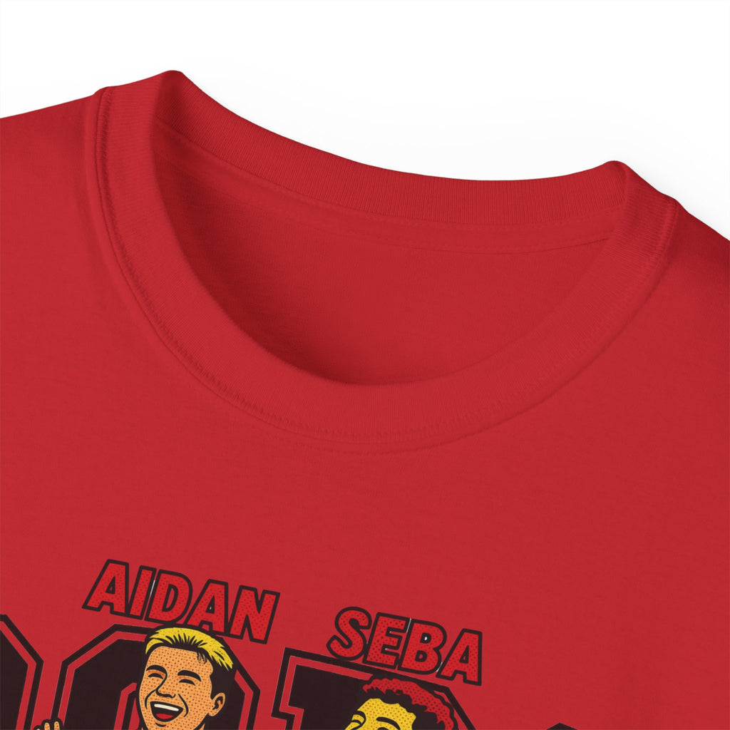American Midfield — "Aidan & Seba, Boro's USA Midfield" Graphic T-Shirt