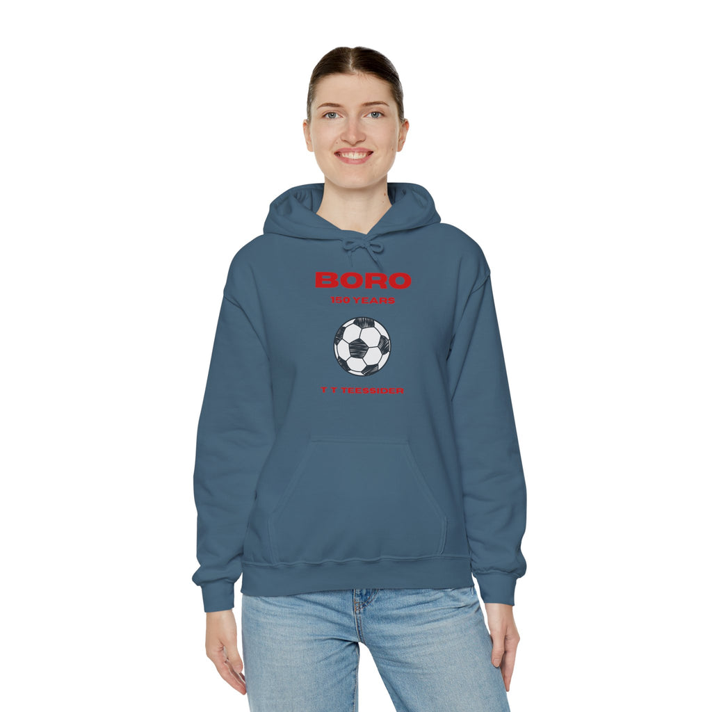 BORO 150 Years Football Hoodie 'front print' only.