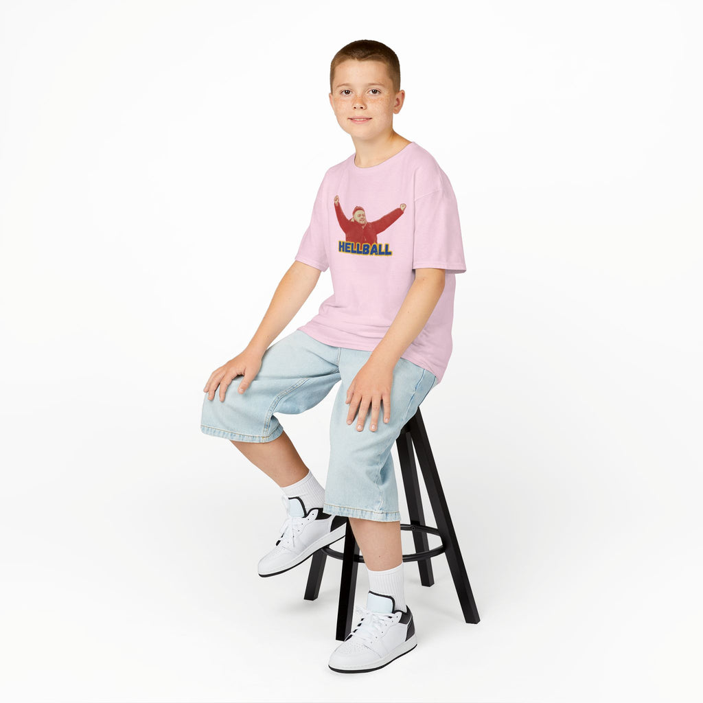 Kids 'HELLBALL' Gaffa Graphic Tee — In Kim we Trust