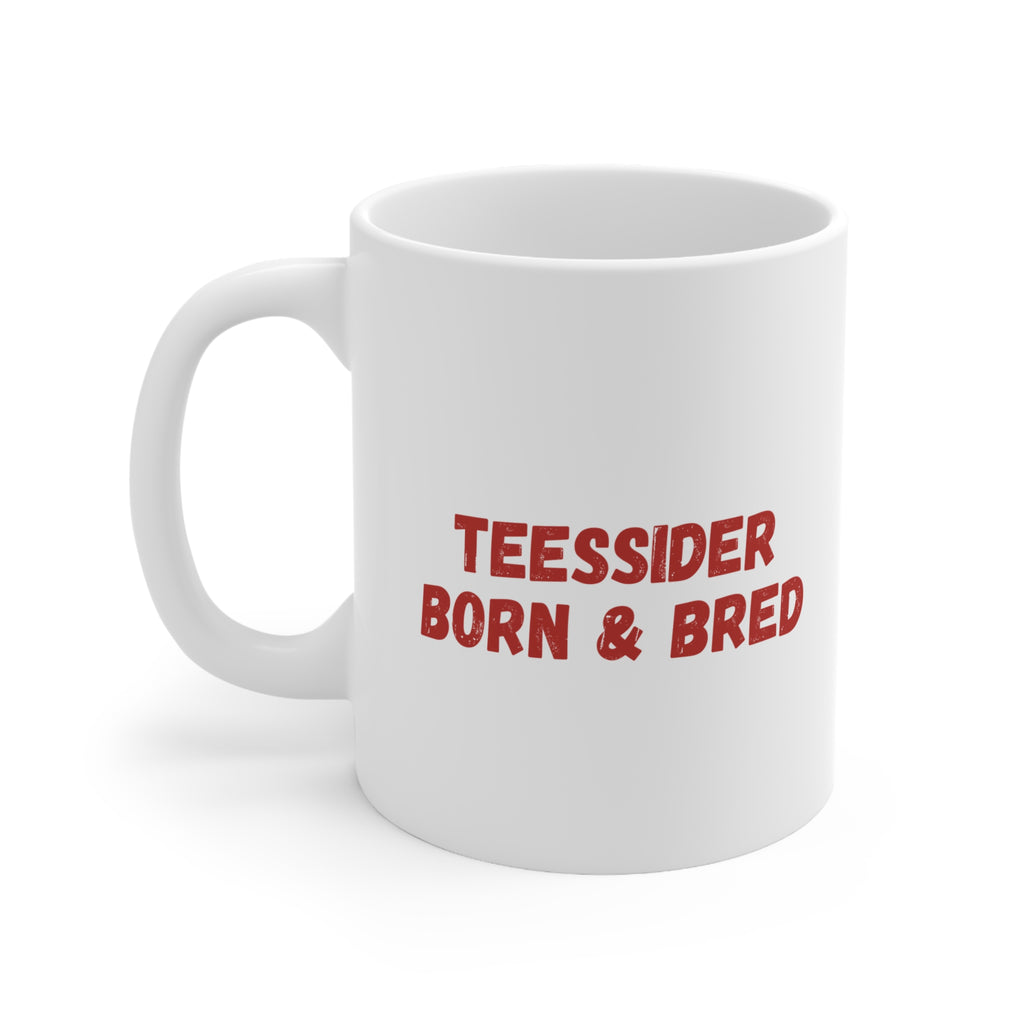 Teessider Born & Bred Ceramic Coffee Mug — 11oz/15oz Pride Gift