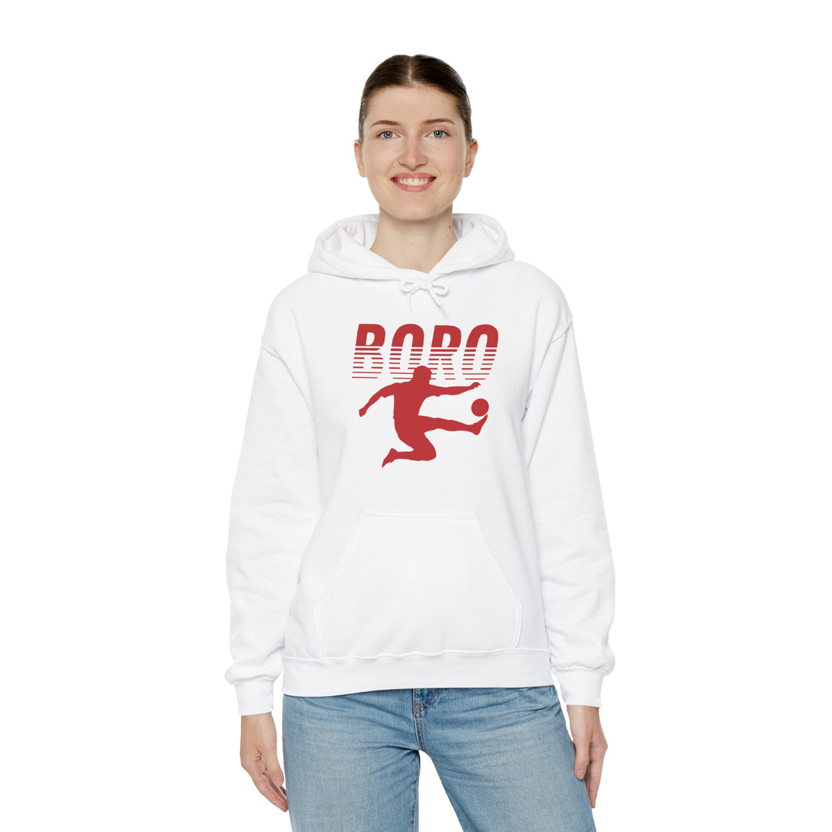 BORO Fade Player Hoodie 'front print' only.