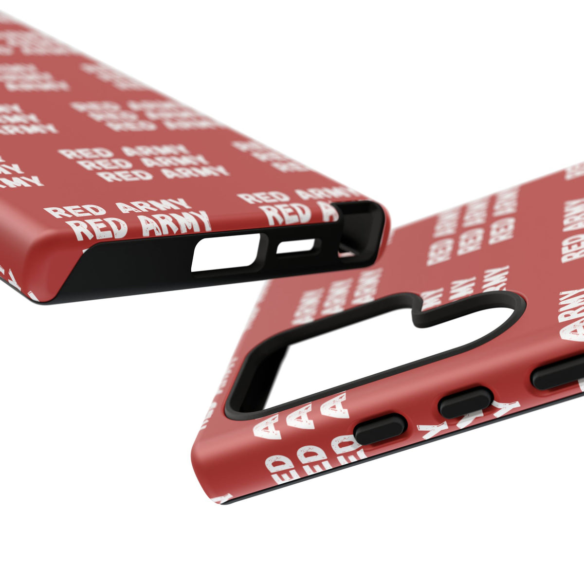 "RED ARMY RED ARMY RED ARMY" Phone Case — Red Pattern Tough Case