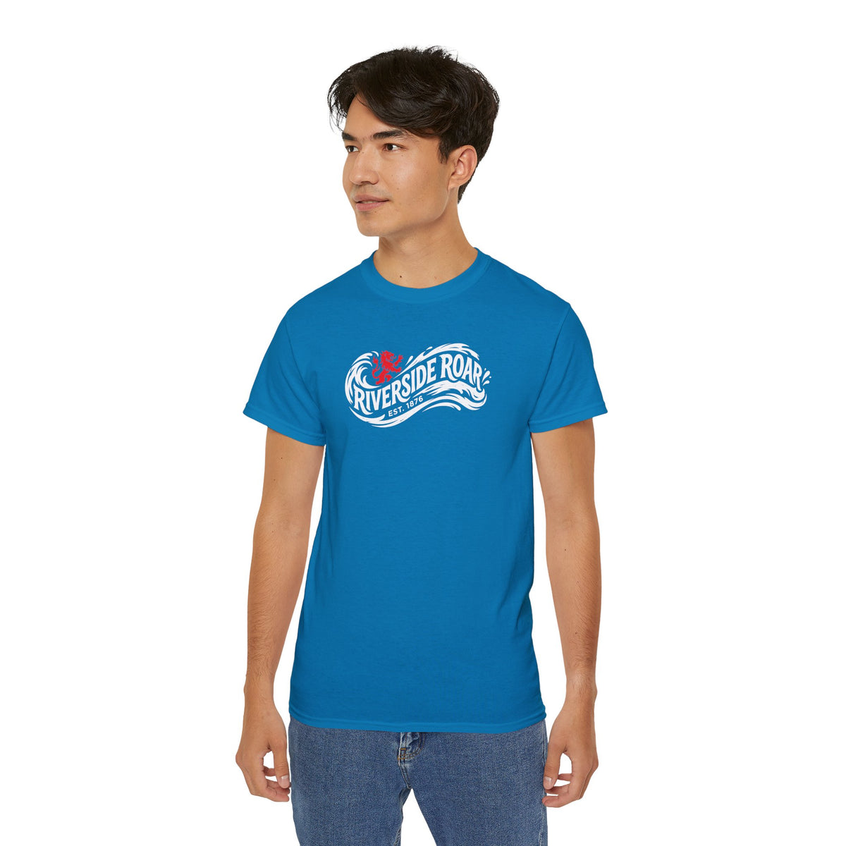 Riverside Roar Graphic Tee — Middlesbroughfc Vintage Style Boro Wave Logo T-Shirt
