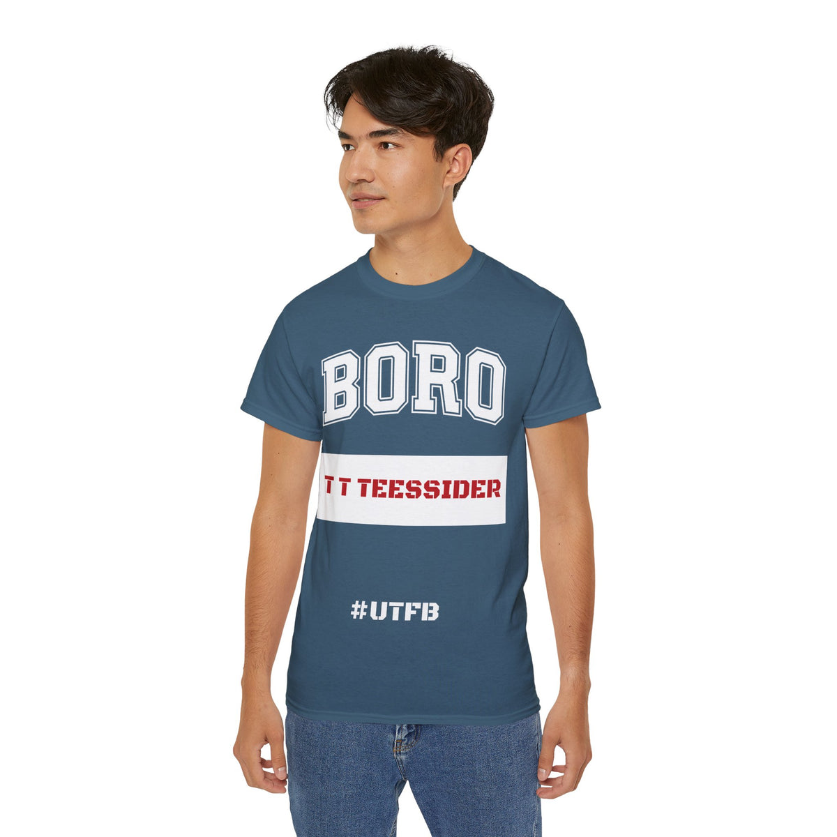 Boro Football Fan Tee — "T T Teessider" #UTFB