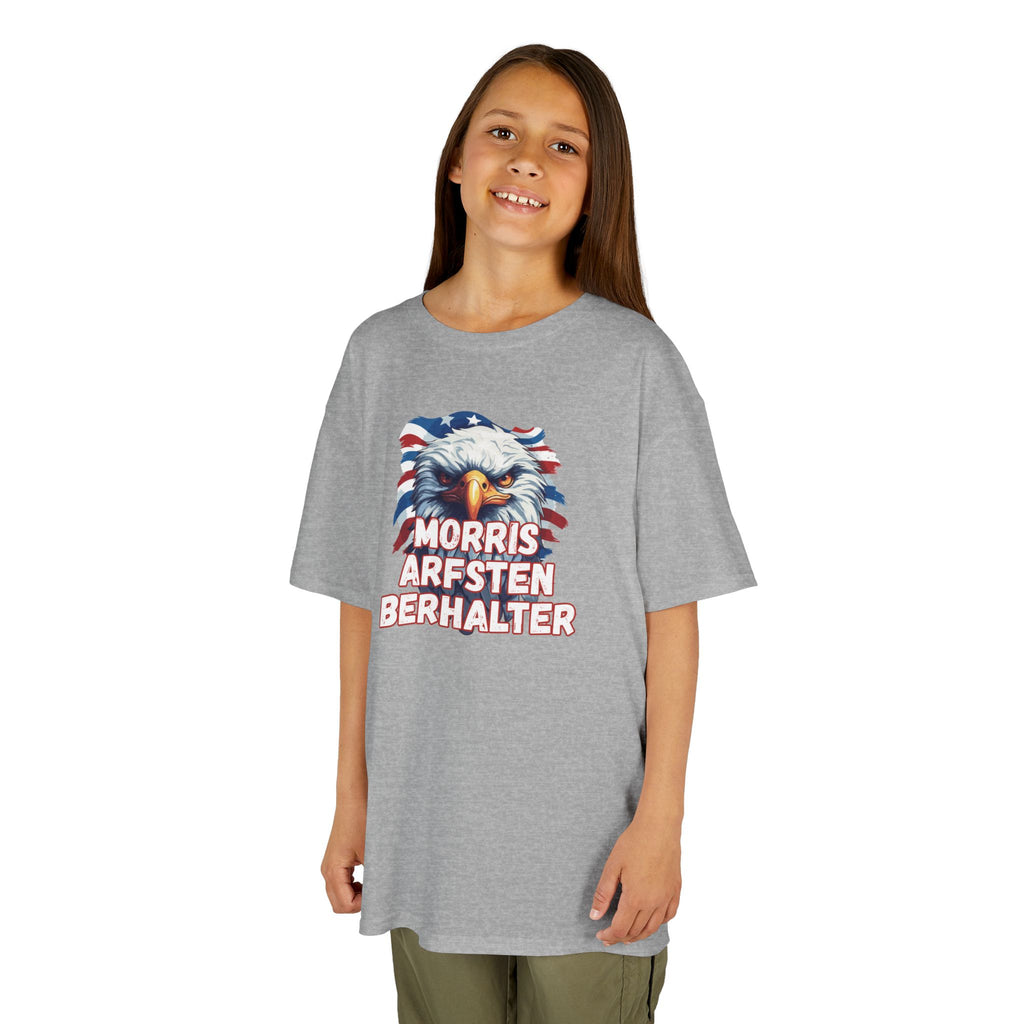 Kids Tee — Patriotic Eagle "Morris Arfsten Berhalter" BORO Graphic