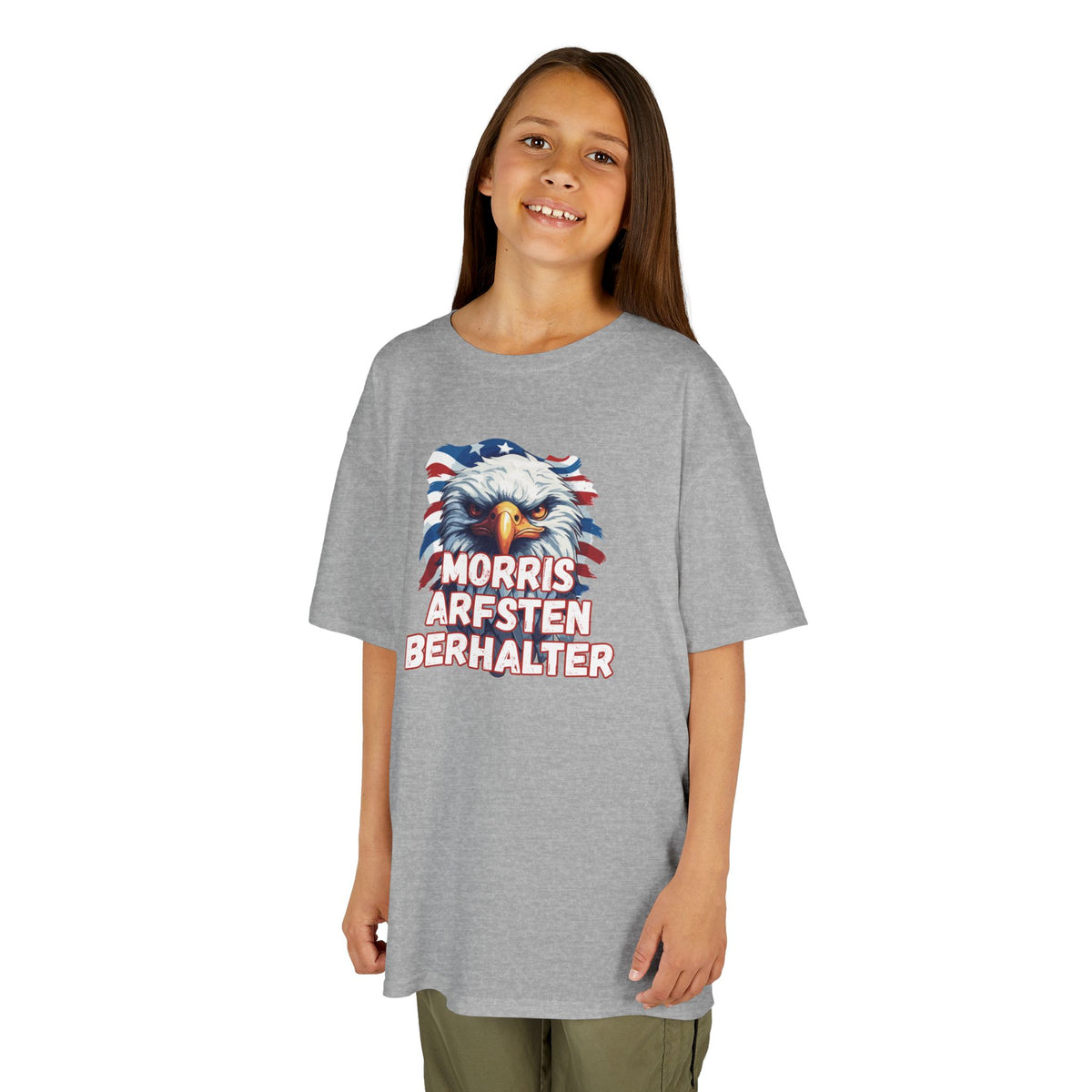 Kids Tee — Patriotic Eagle "Morris Arfsten Berhalter" BORO Graphic