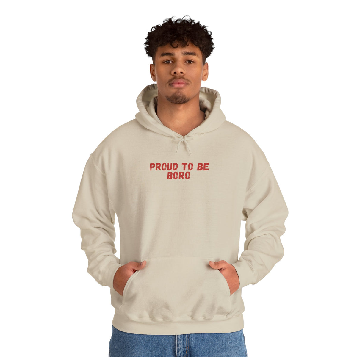 Proud to Be Boro Hoodie — #UTB BORO STYLE 'front print only'