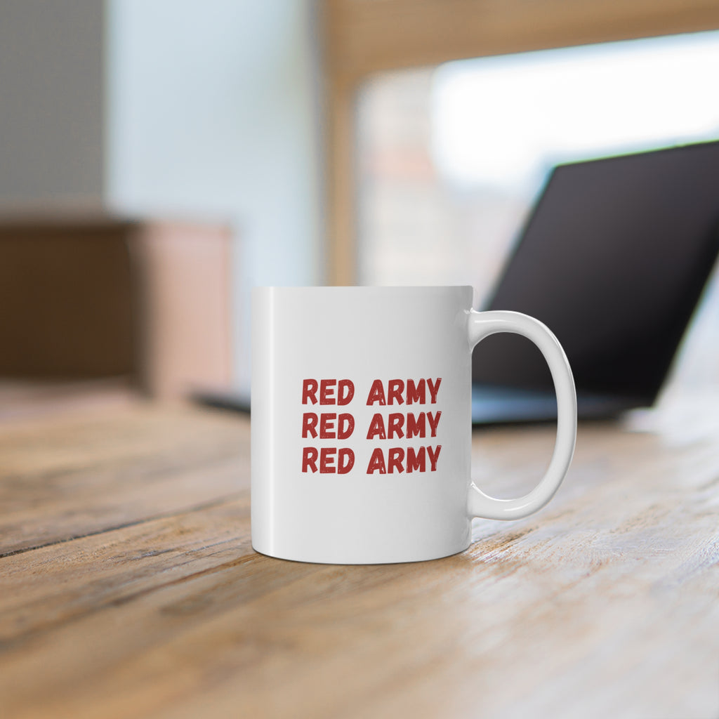 Red Army  Red Army Red Army Ceramic Coffee Mug — 11oz & 15oz